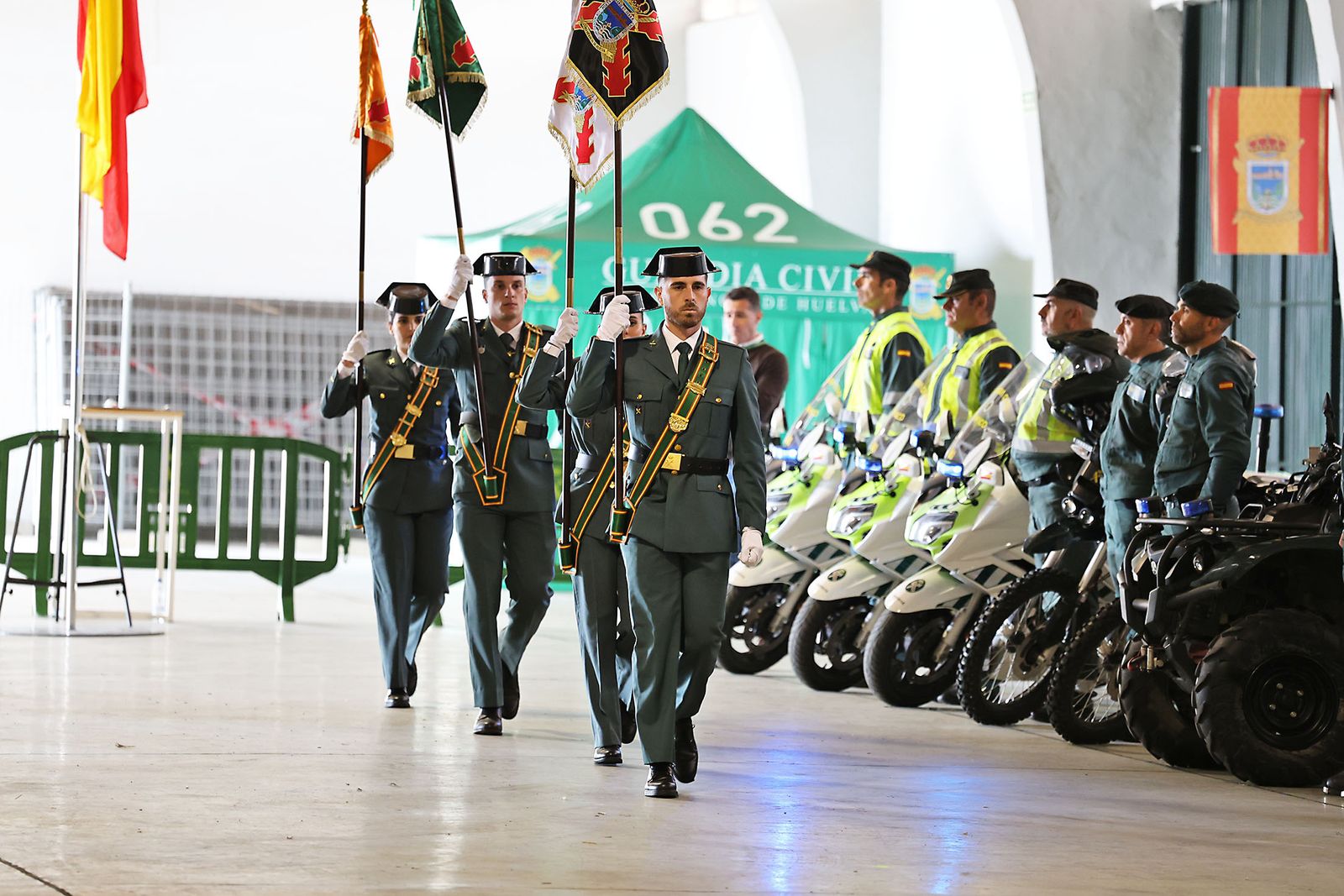 Imágenes de la jura del cargo de Julio Serrano Checa como Jefe de la Comandancia de la Guardia Civil de Huelva