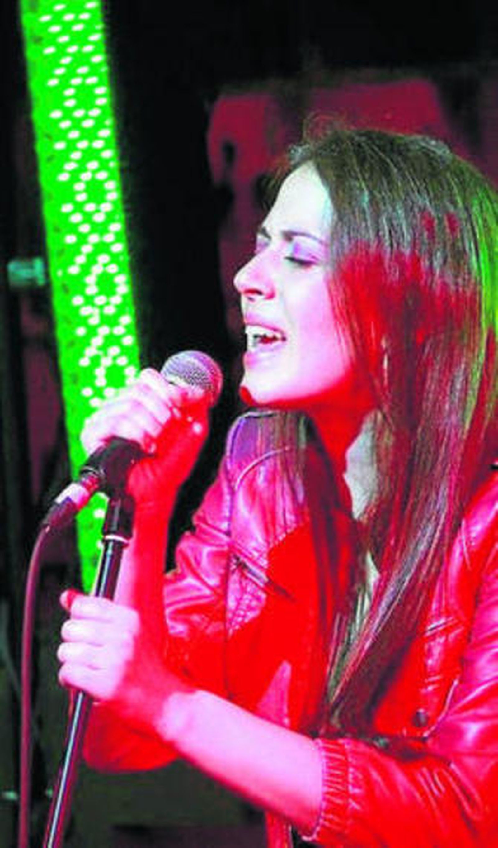 María Villalón en Cibeles.