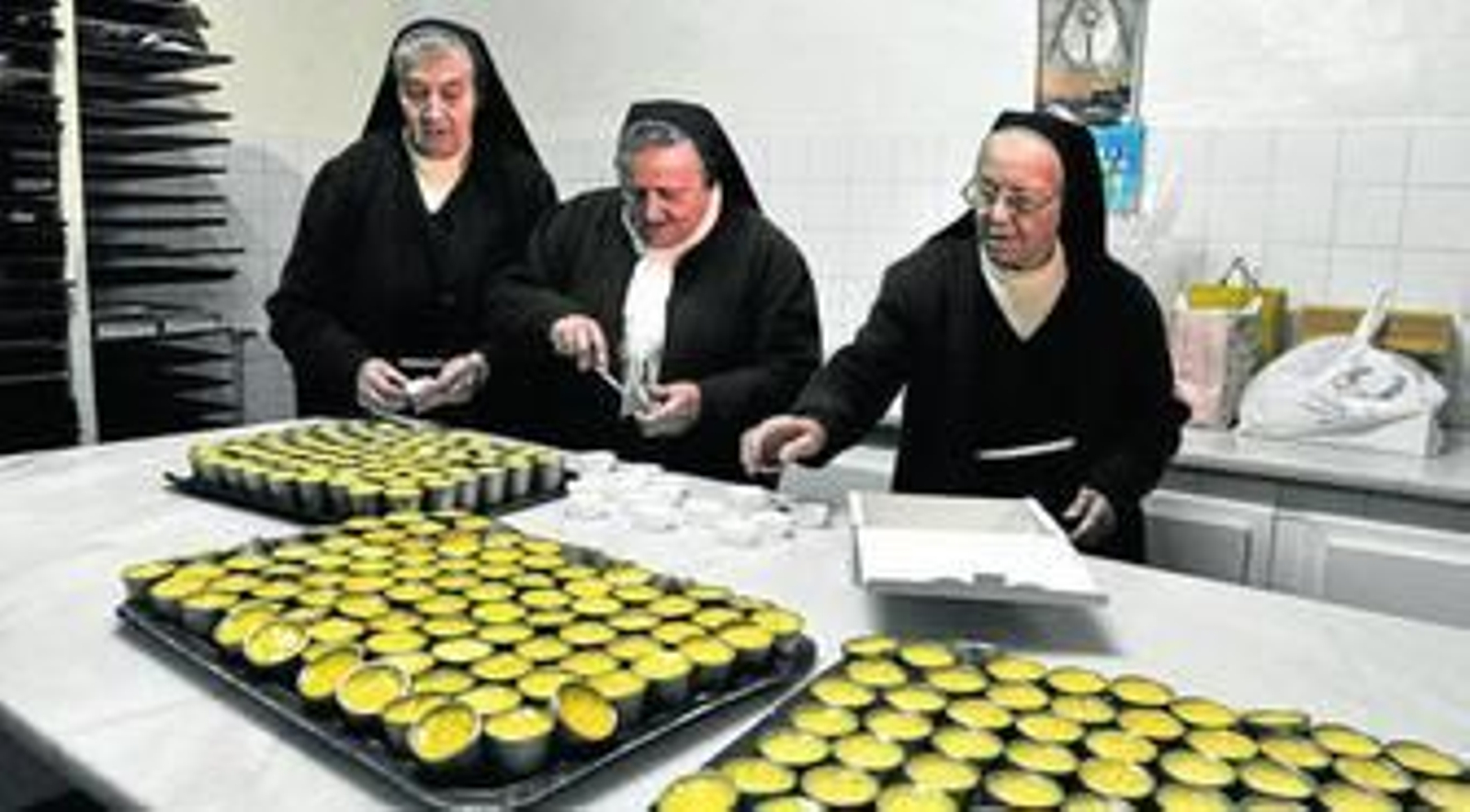 Las monjas sustentan el convento haciendo estas exquisiteces.