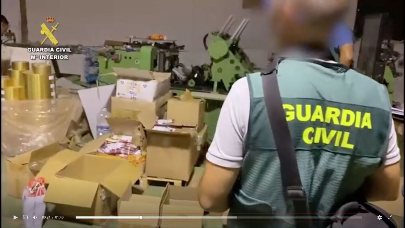 La fábrica ilegal de tabaco hallada en Arcos donde trabajaban clandestinamente ocho paraguayos