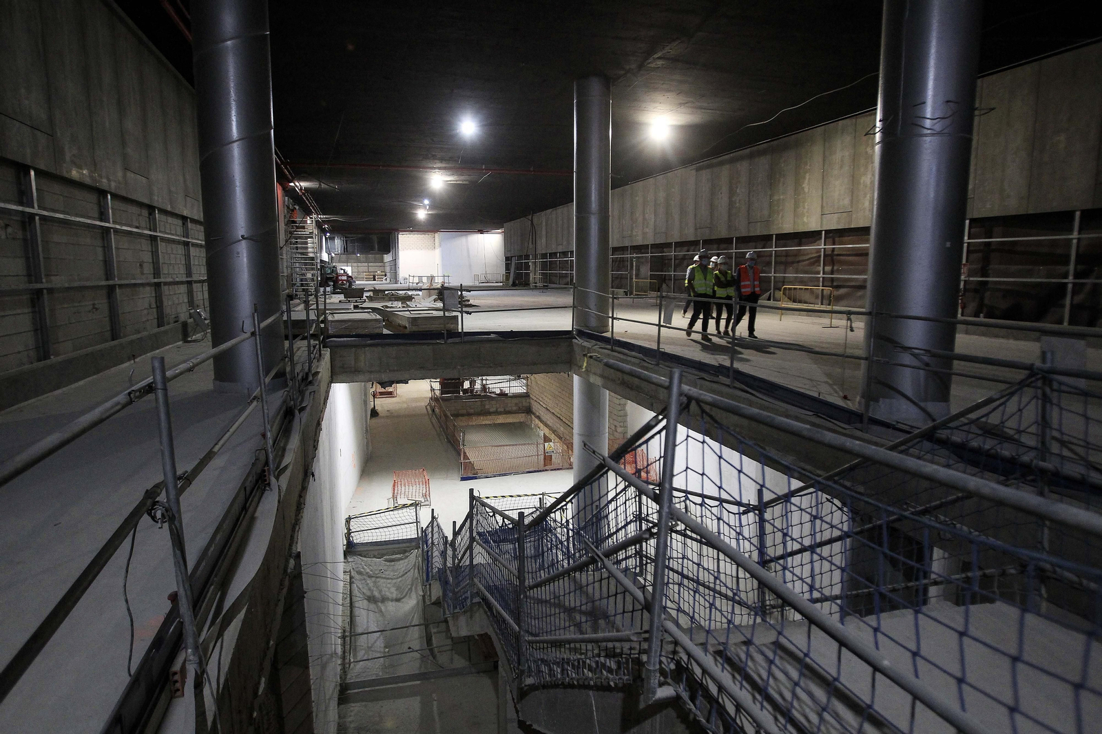Fotos del avance de los trabajos del Metro de Málaga