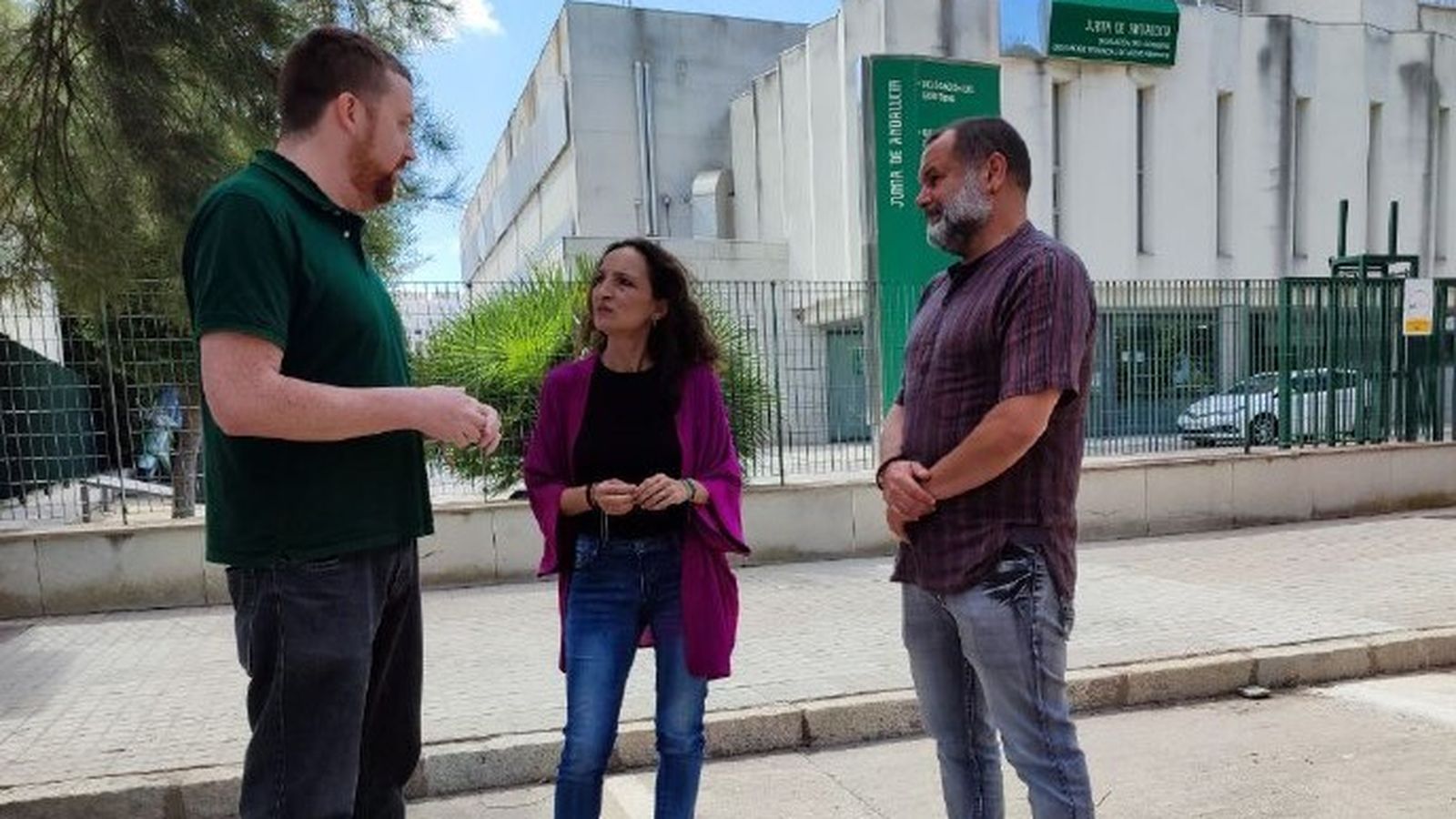 Alejandro García, Silvia Zambrano y Rafael Sánchez Rufo.