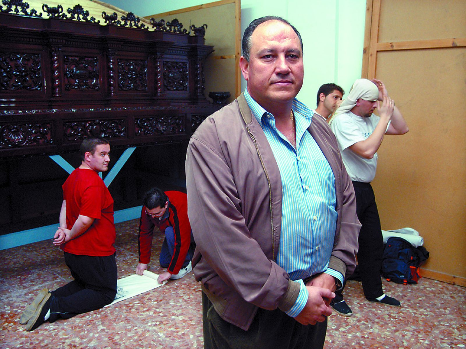 El capataz Antonio Santiago.