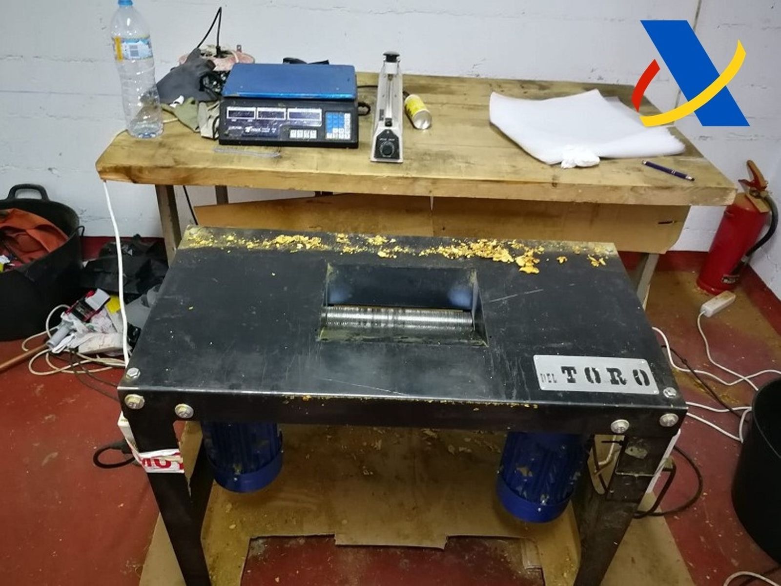 Una de las imágenes de la actuación