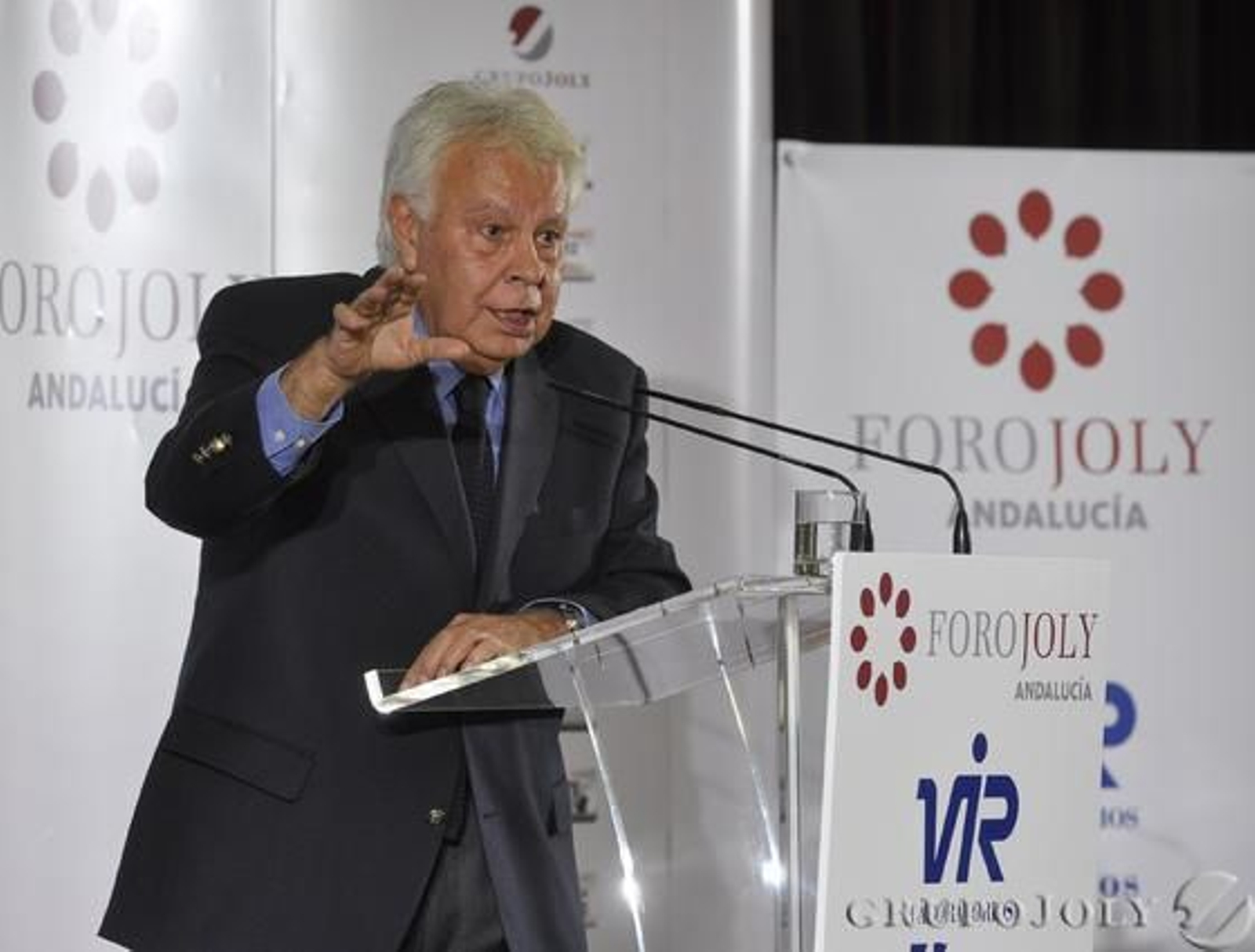 Felipe González, ex presidente del Gobierno.   Foto: Juan Carlos Vázquez / Belén Vargas/ Manuel Gómez