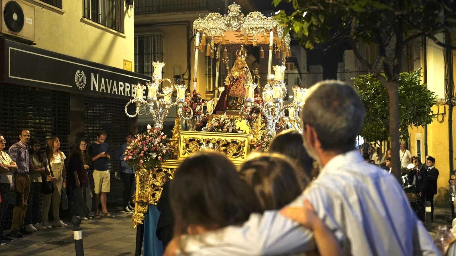 Fotografias de la procesión de la Virgen de Europa por las calles de Algeciras