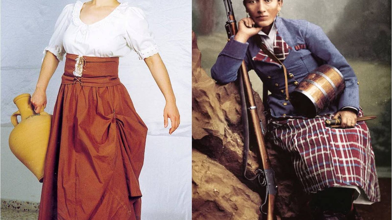 María Bellido, Bailen, (1808) e Irene Morales (1865). Chile.