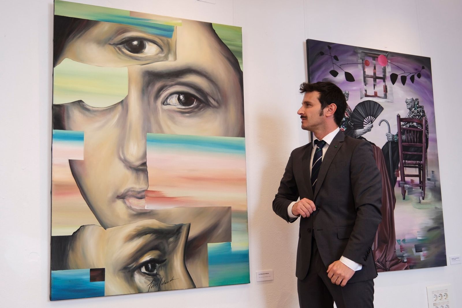 La exposición 'Melancolía', de Jesús Calzada, en el Palacio de Viana de Córdoba, en imágenes