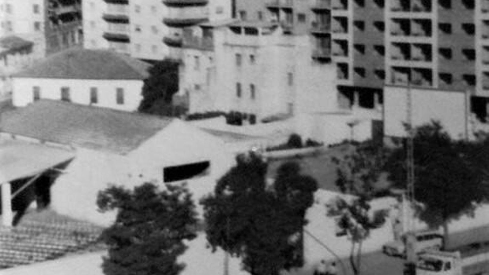 Foto antigua del cine Alameda, que llamaban 'el de la manta'