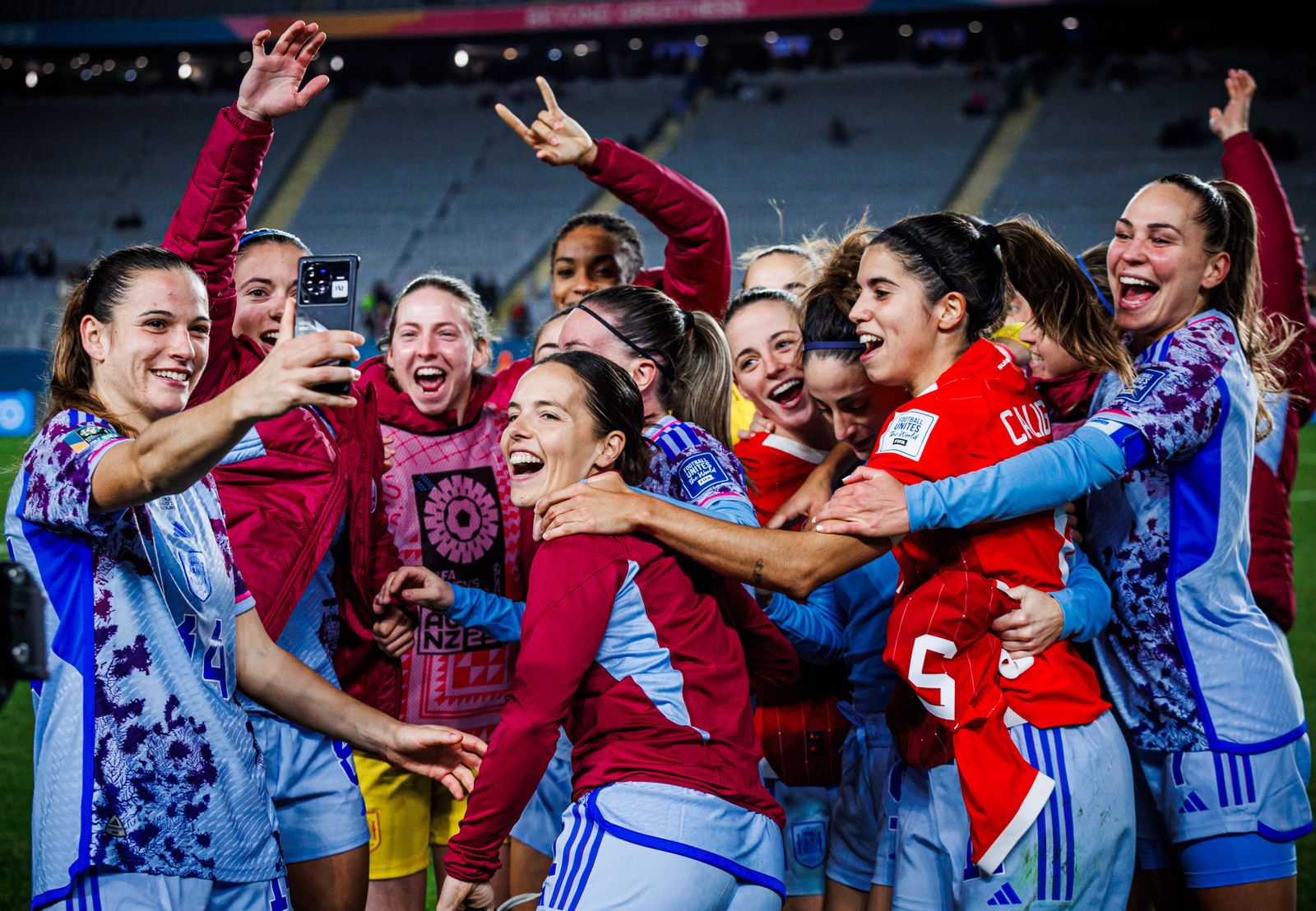 Las fotos de la goleada de España a Suiza en el Mundial femenino
