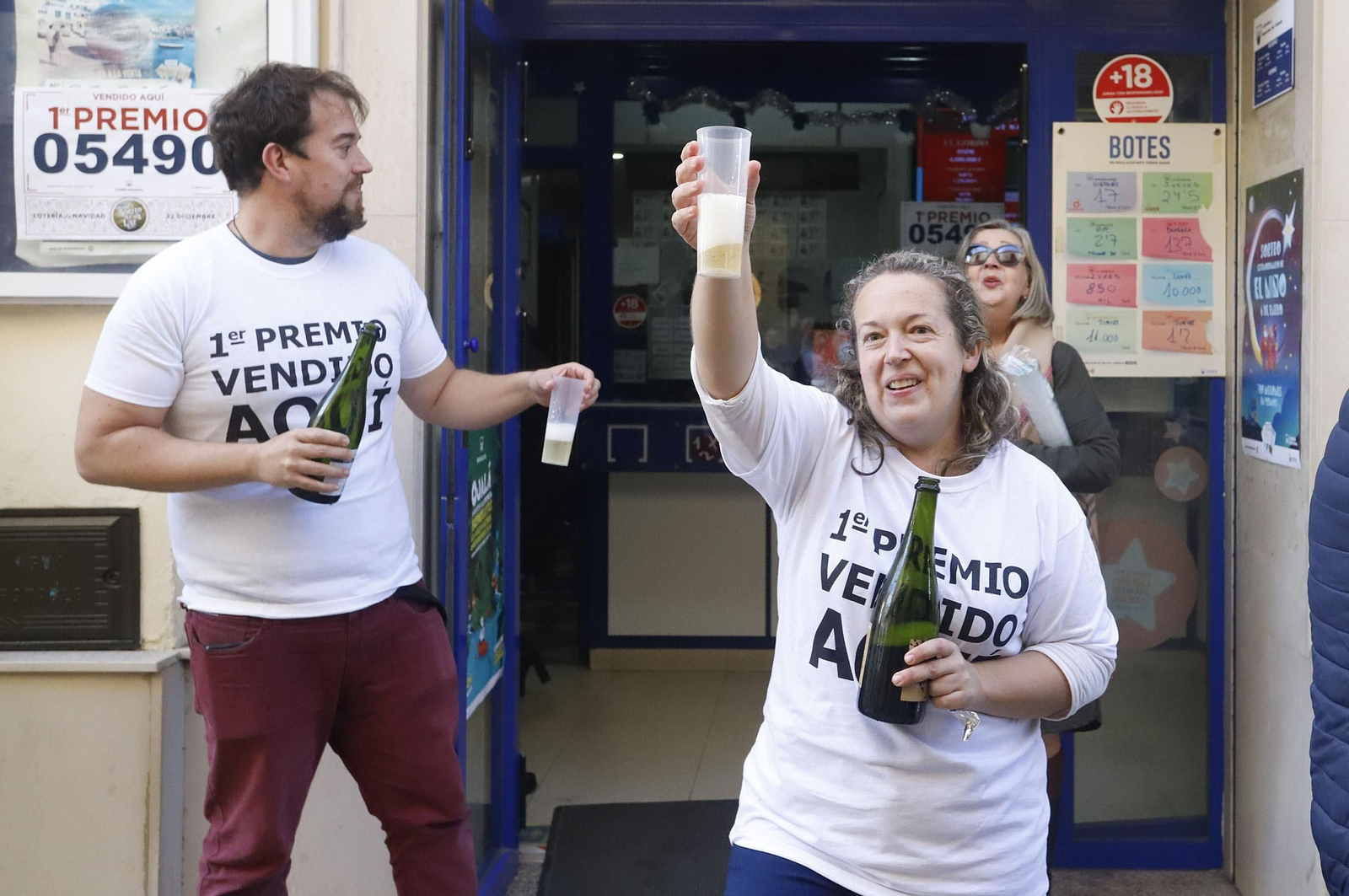Las mejores imágenes del Gordo de la Lotería en Gibraleón