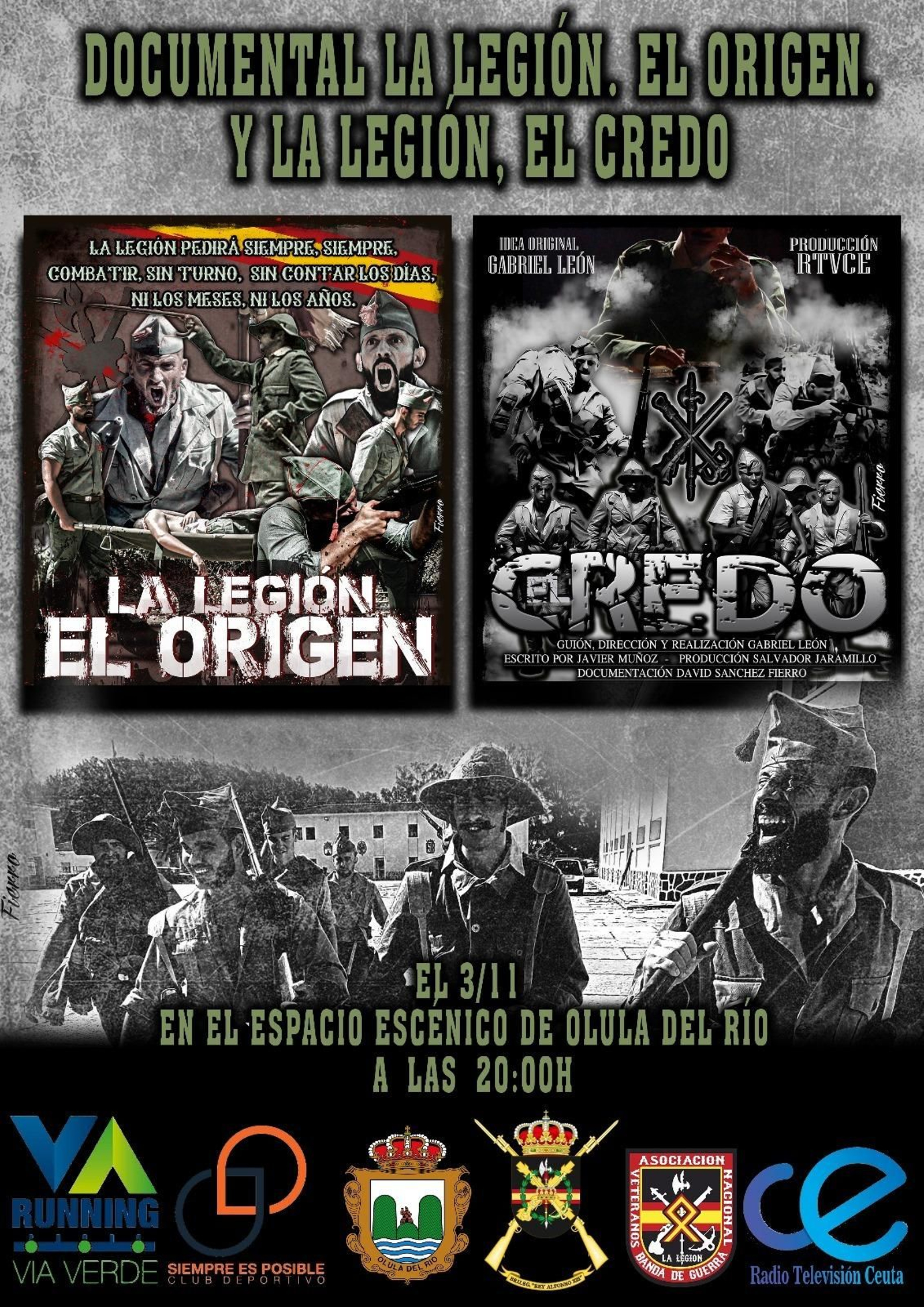 Cartel del documental 'La Legión - El Orgien y La Legión - El Credo