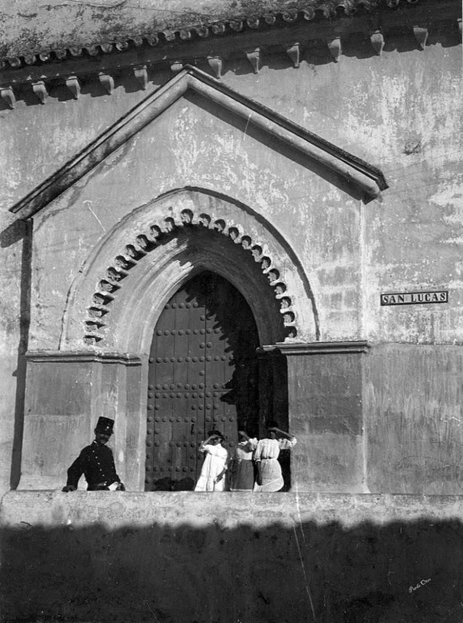 El desaparecido rótulo de San Lucas.