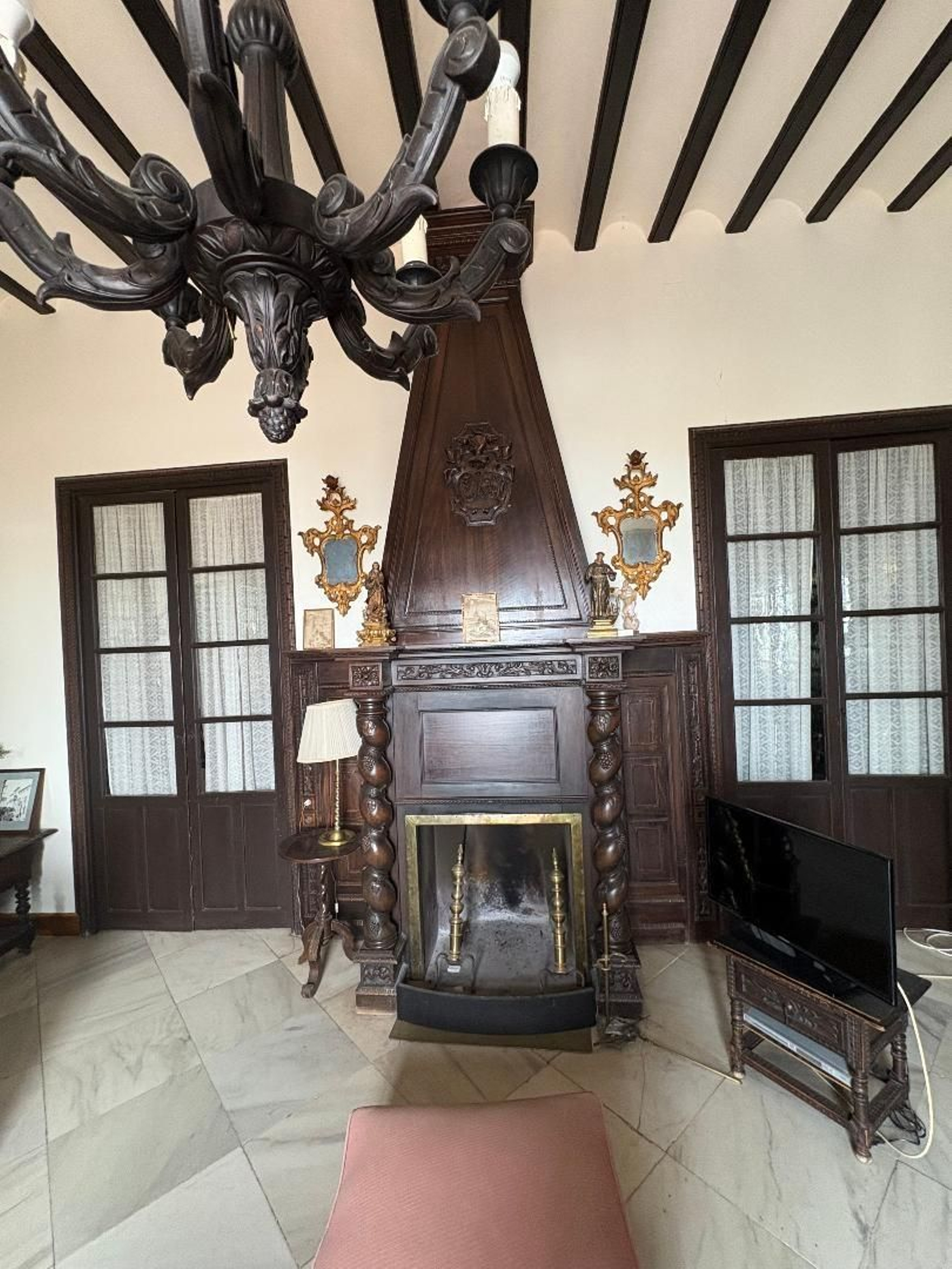 Más detalles de la casa en el centro de Estepa.