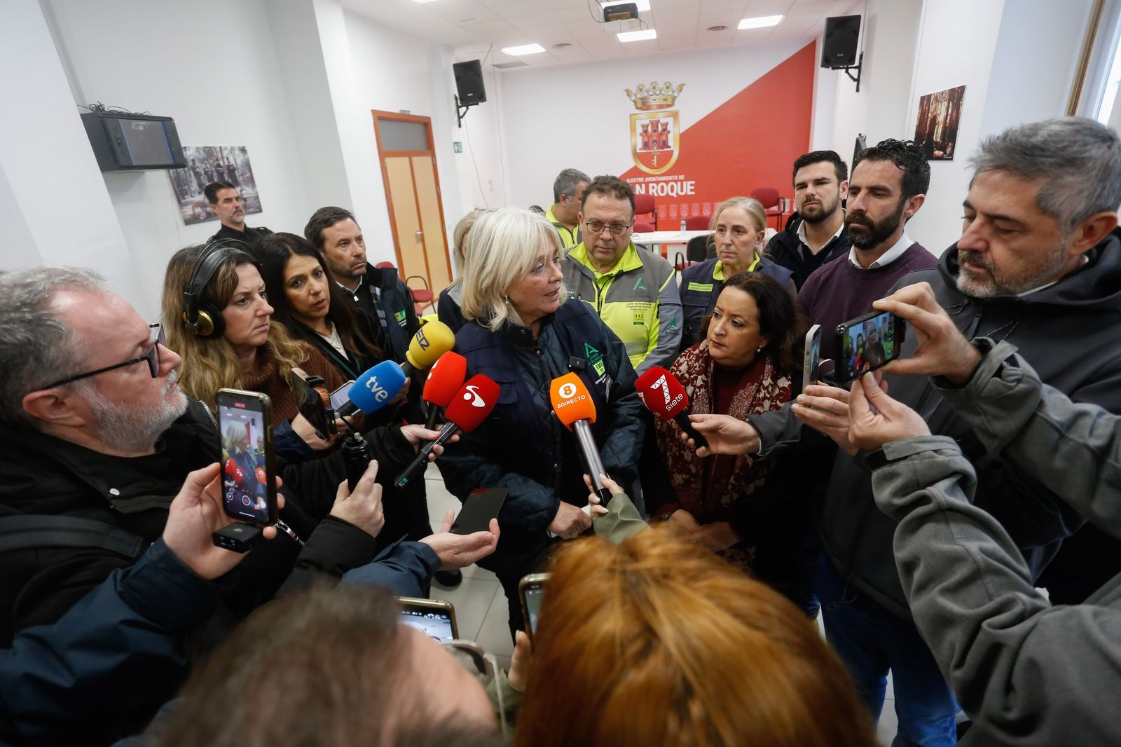 Fotos del temporal de lluvia y viento por la borrasca Kristin en el Campo de Gibraltar