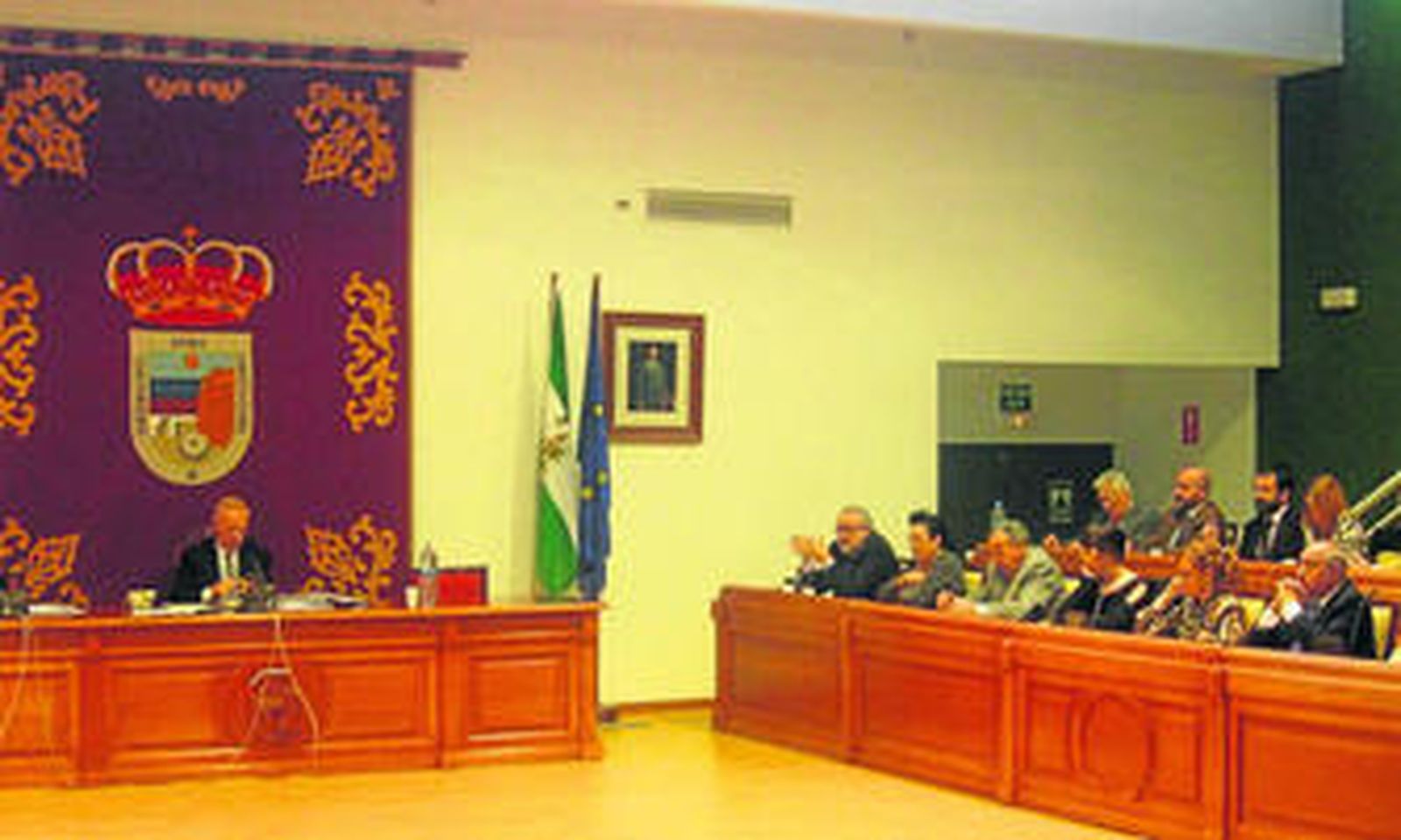 Pleno celebrado ayer en el Ayuntaiento de Torremolinos.