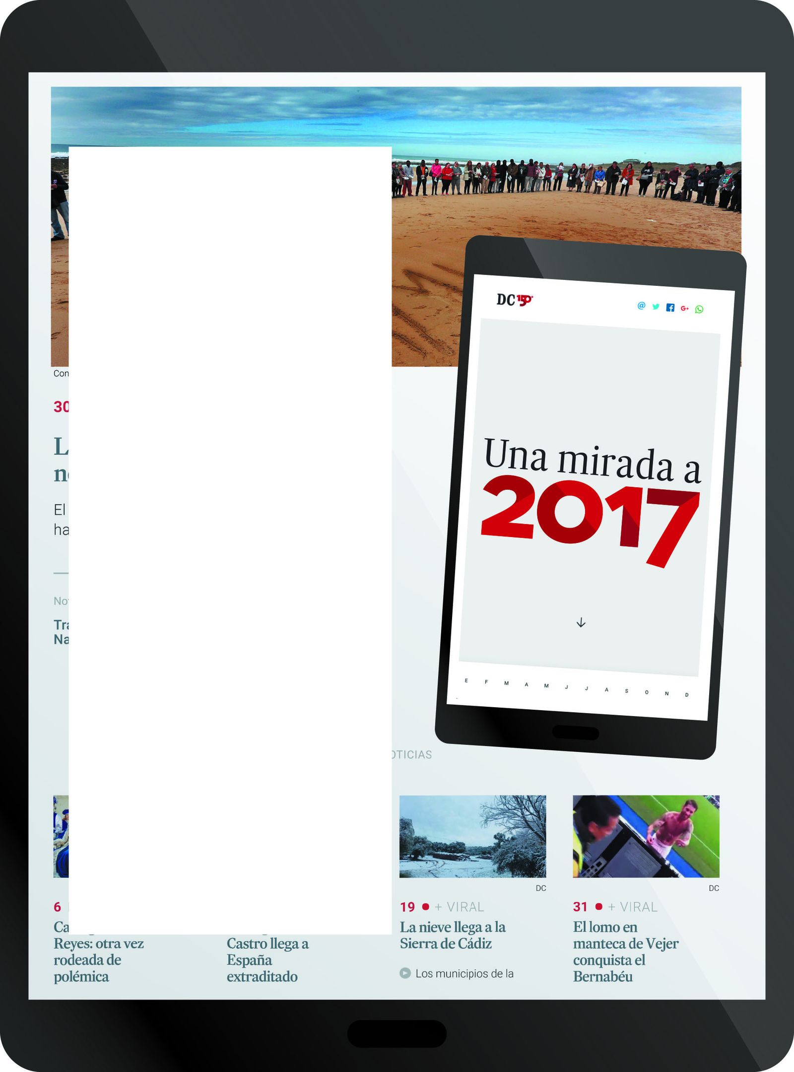 Un año de noticias en               tu pantalla