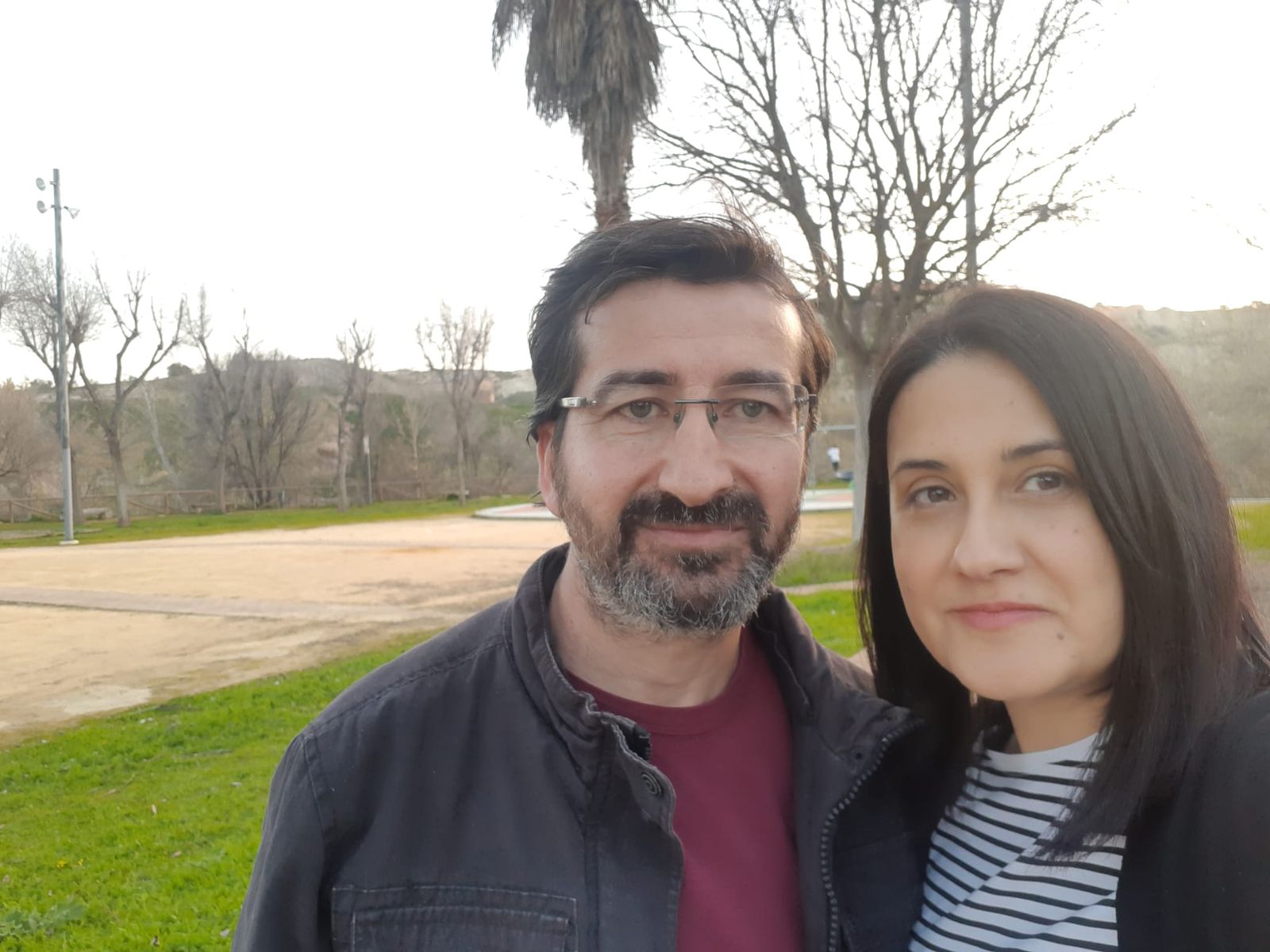 Carlos y Carmen, padres de Valentina.