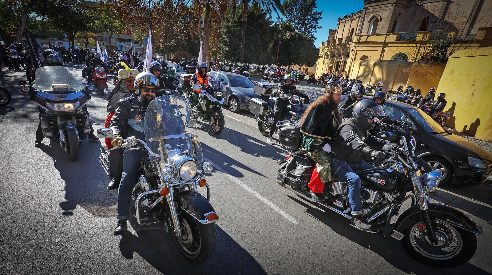 Búscate en la gran motorada solidaria celebrada en Jerez