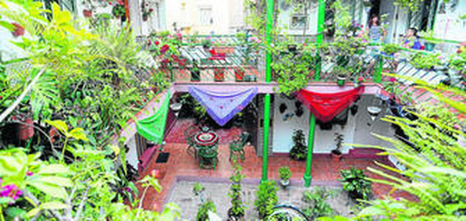 Decoración en un corralón de Santa Sofía, en Montes de Oca.