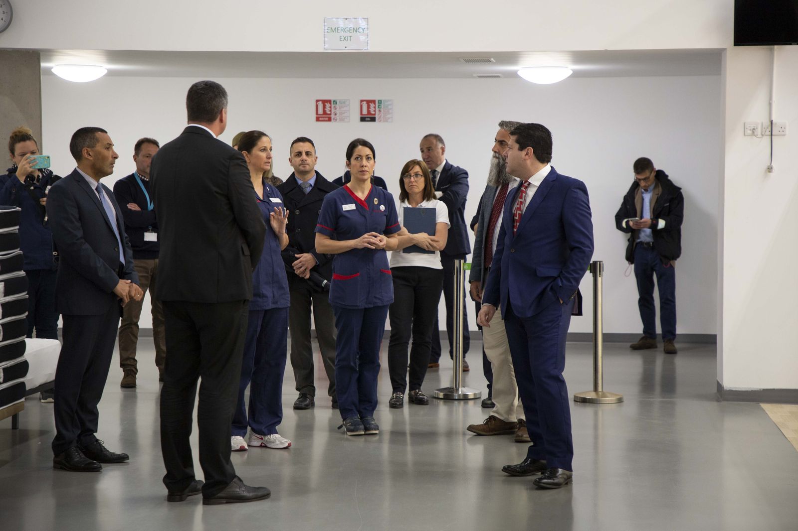 Hospital de campaña en Gibraltar