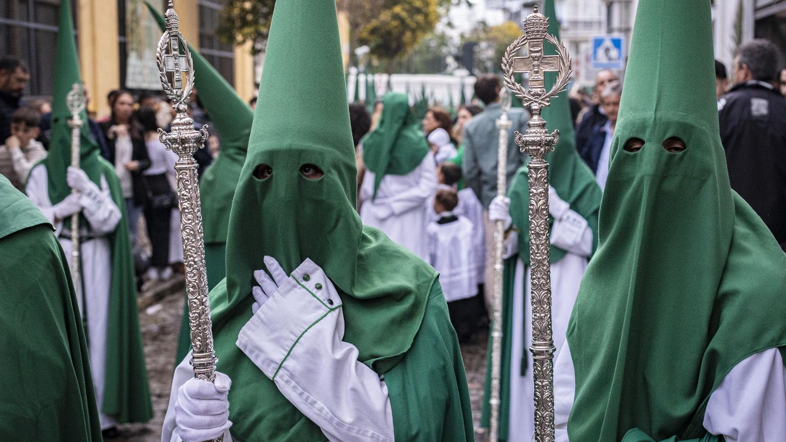 En imágenes, El Huerto de San Fernando fue la única hermandad del Martes Santo