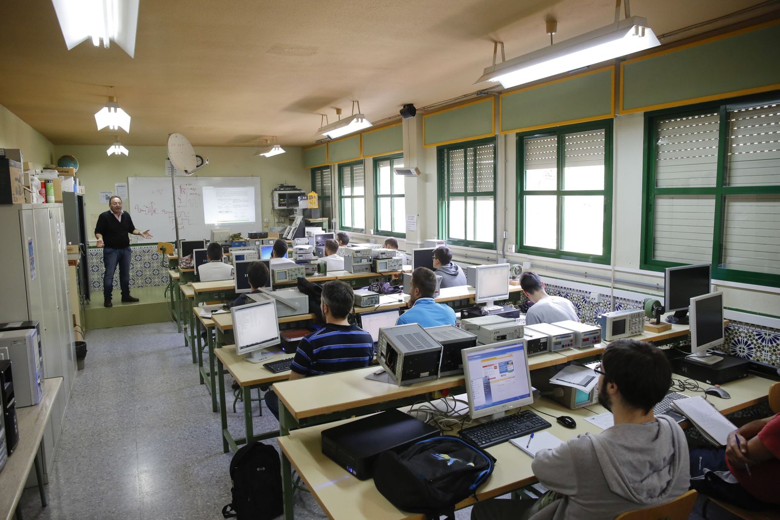 Uso de las TIC en el aula de un instituto.