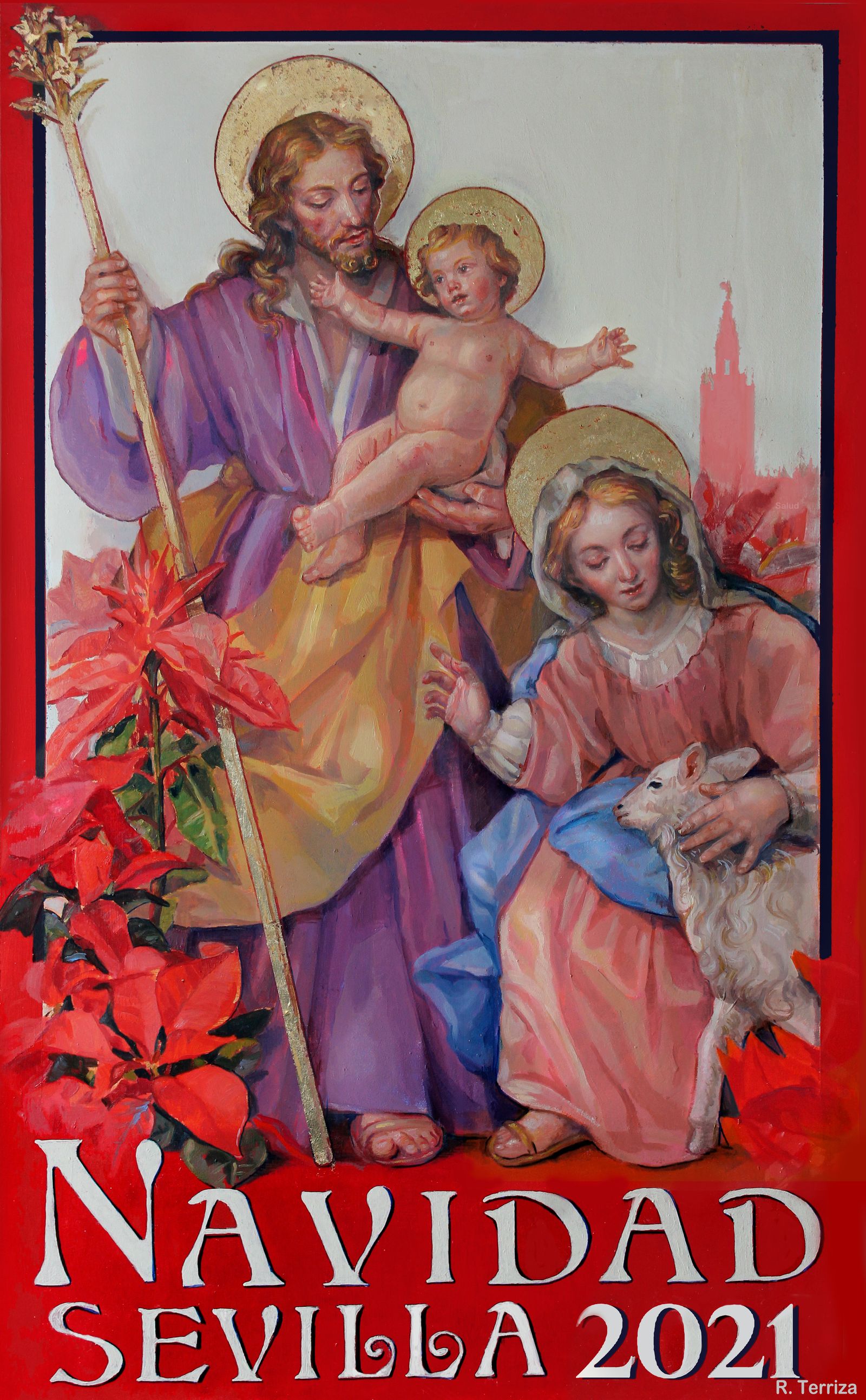Cartel Navidad Sevilla 2021.