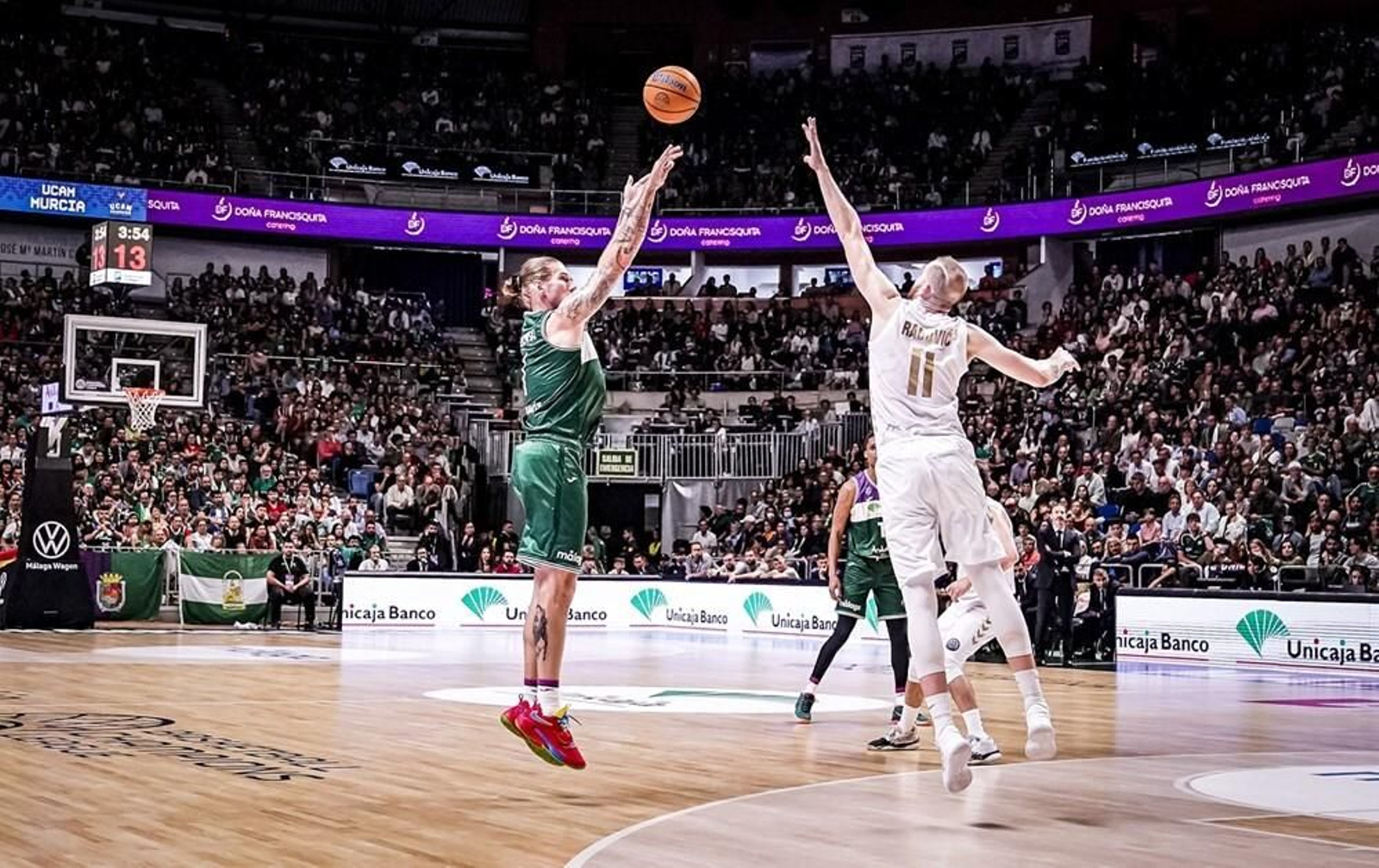 El Unicaja-UCAM Murcia, en fotos