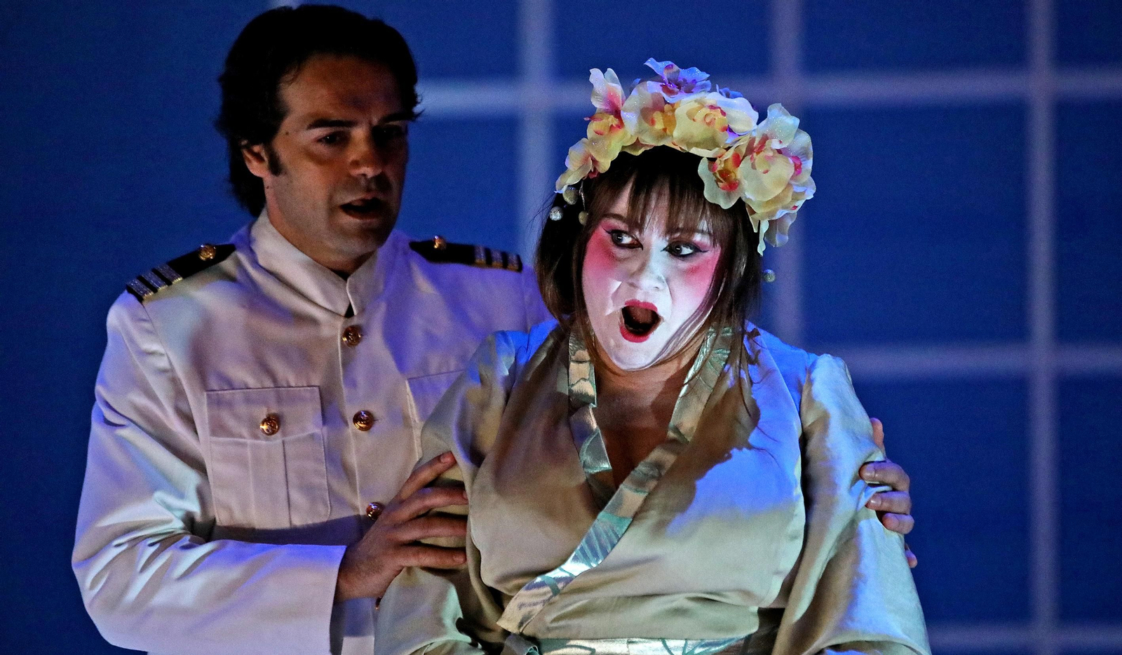 Imágenes de la ópera Madama Butterfly  con la jerezana Maribel Ortega como protagonista