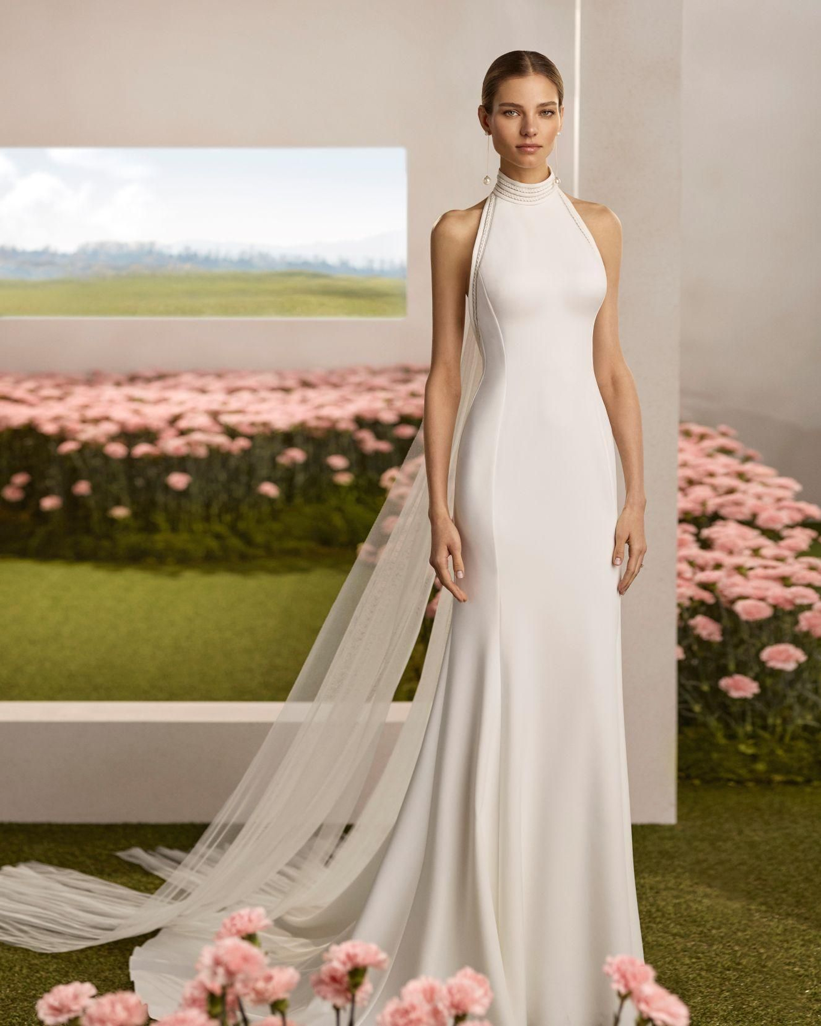 Un vestido nupcial de Rosa Clará Couture 2026 Un vestido nupcial de Rosa Clará Couture 2026
