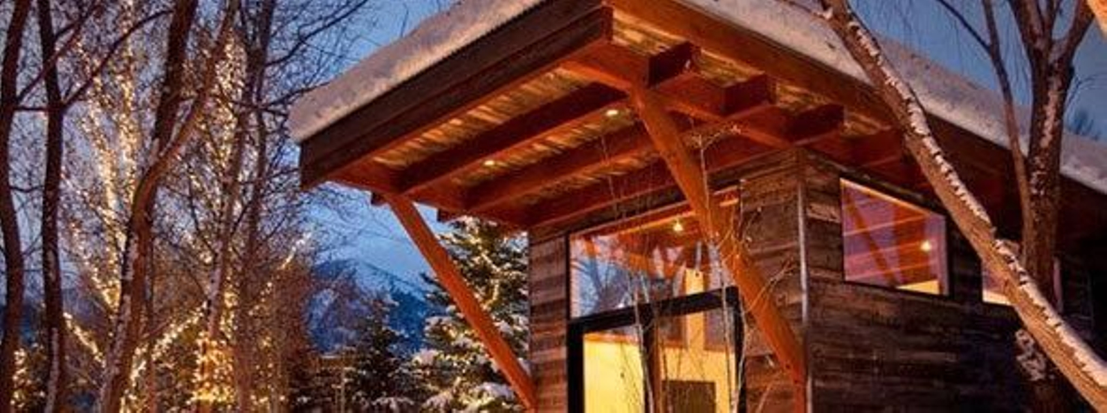 Una cabaña lujosa en Grand Teton National Park, en Wyoming.