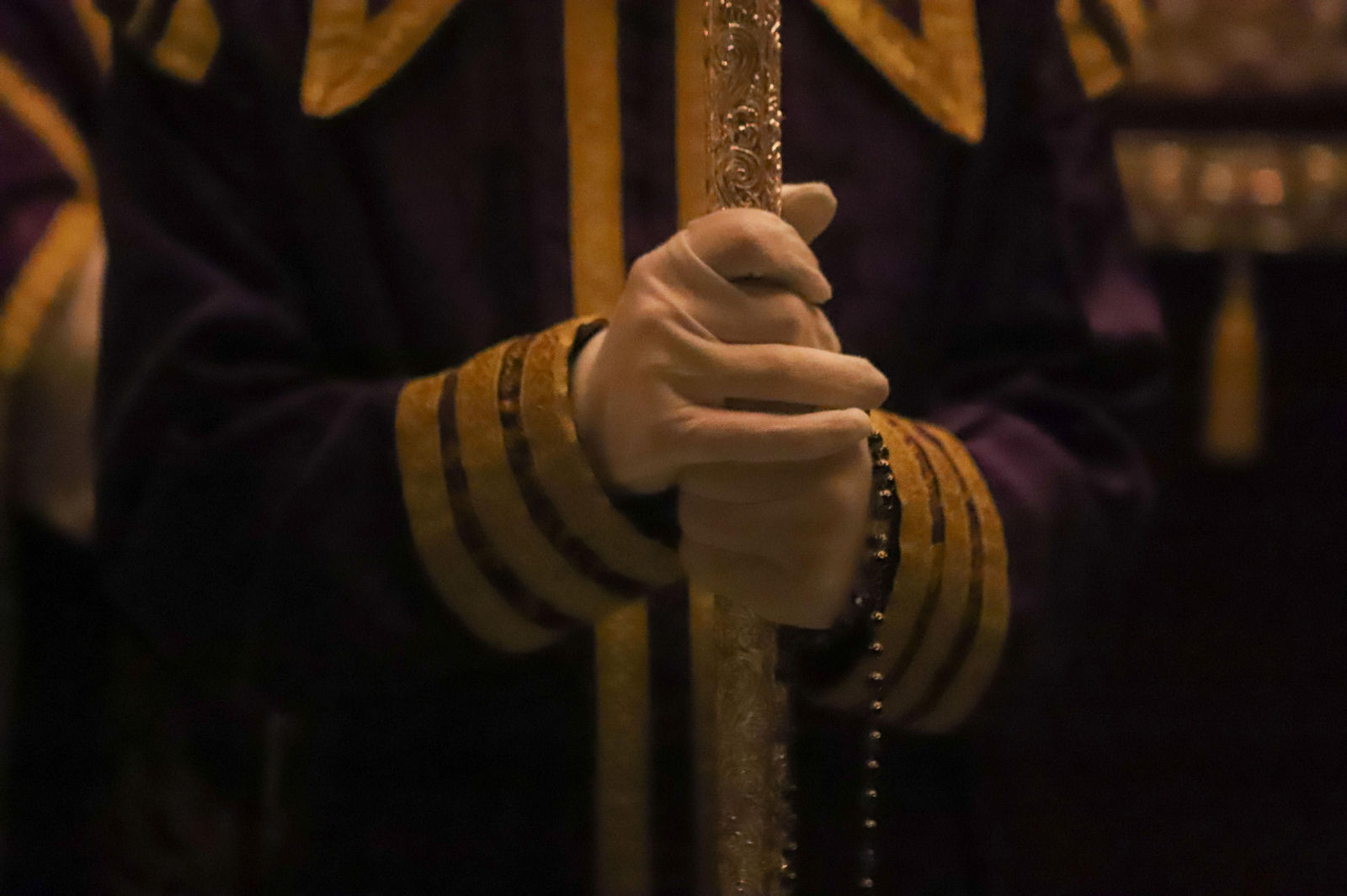 Fotos del Lunes Santo en Tarifa: El huerto y Nuestra Madre de Dios y del Rosario