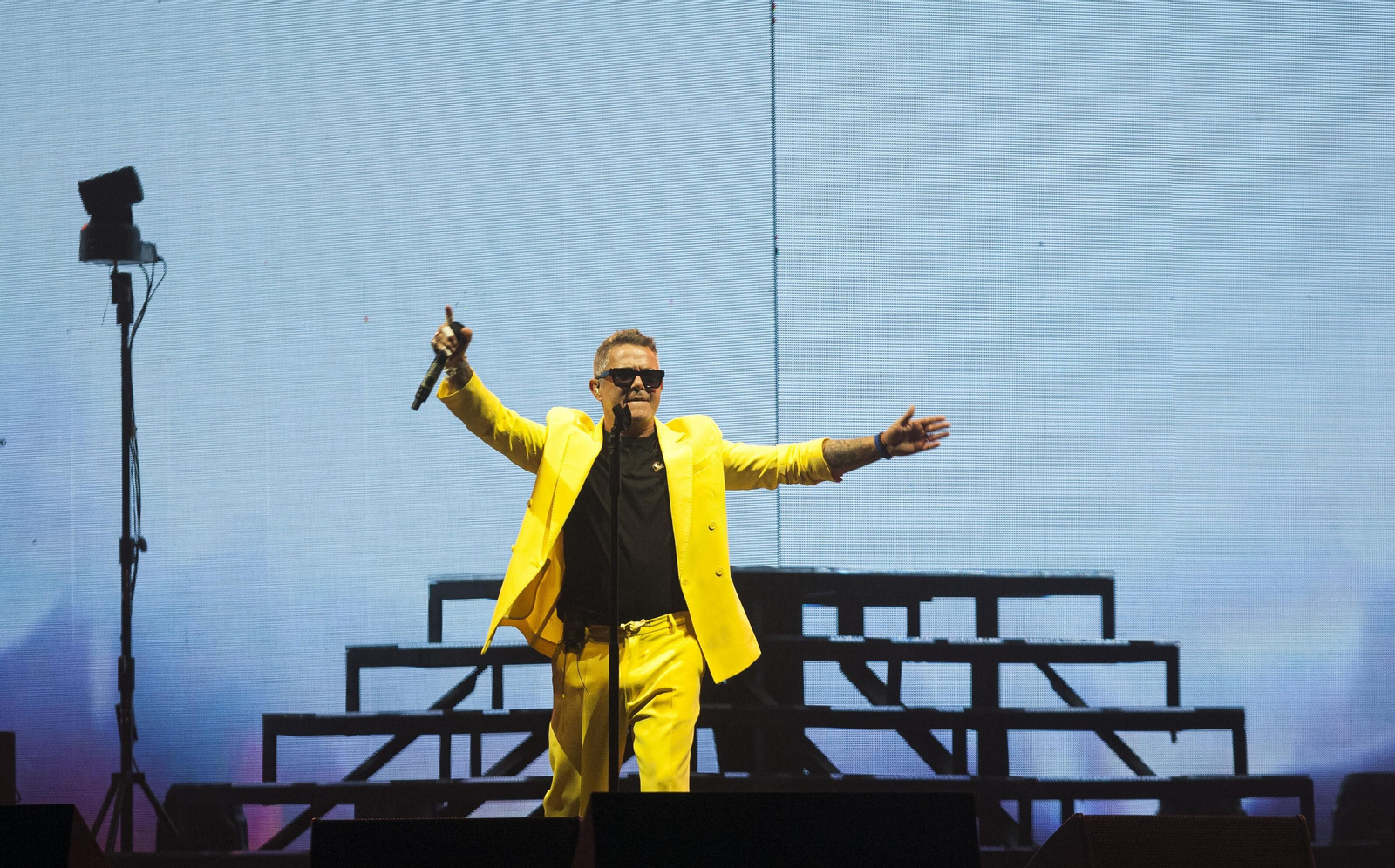 Alejandro Sanz, durante uno de los conciertos ofrecidos en Cádiz el pasado verano.