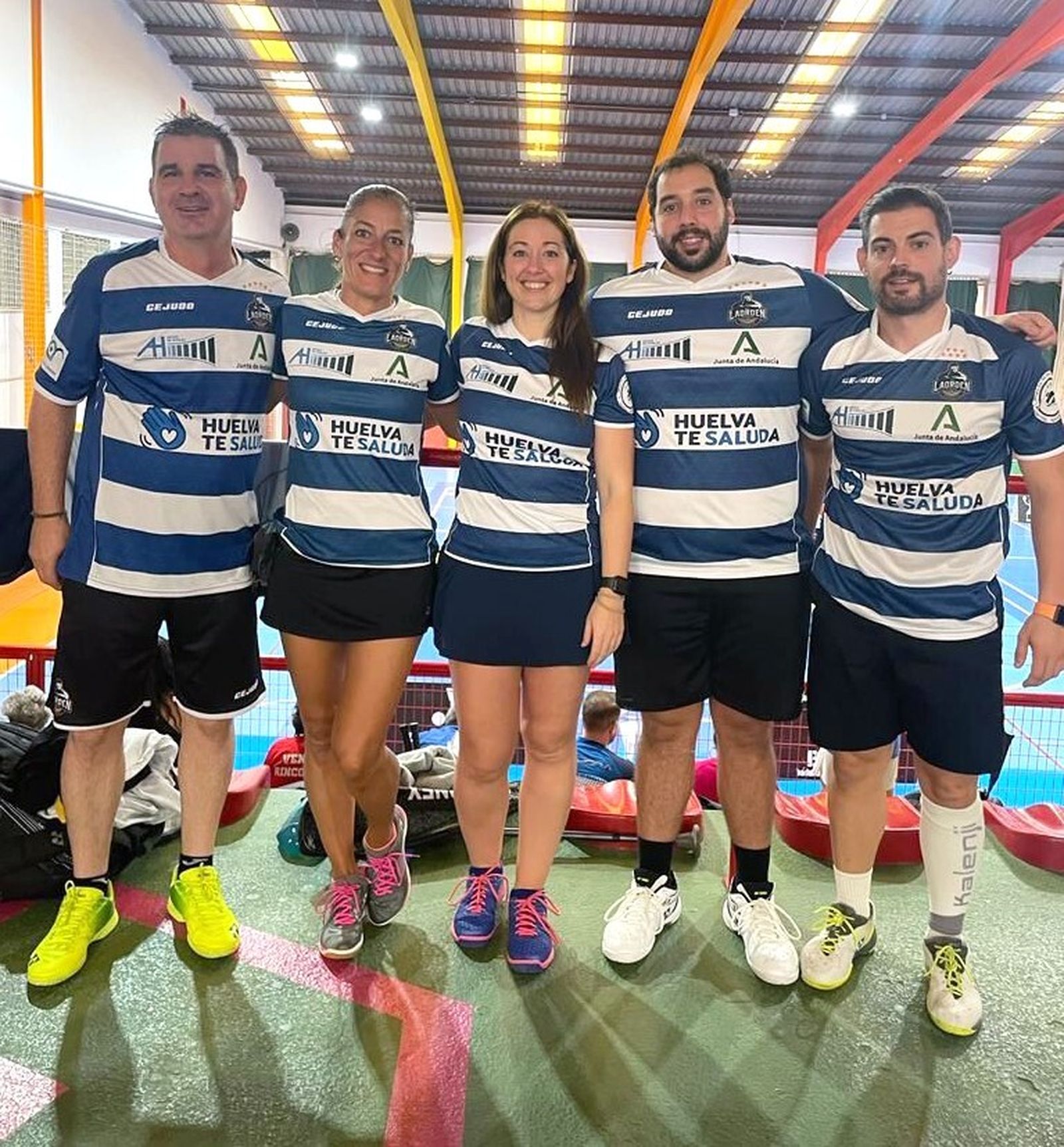 Participantes del CB IES La Orden en tierras  malagueñas.