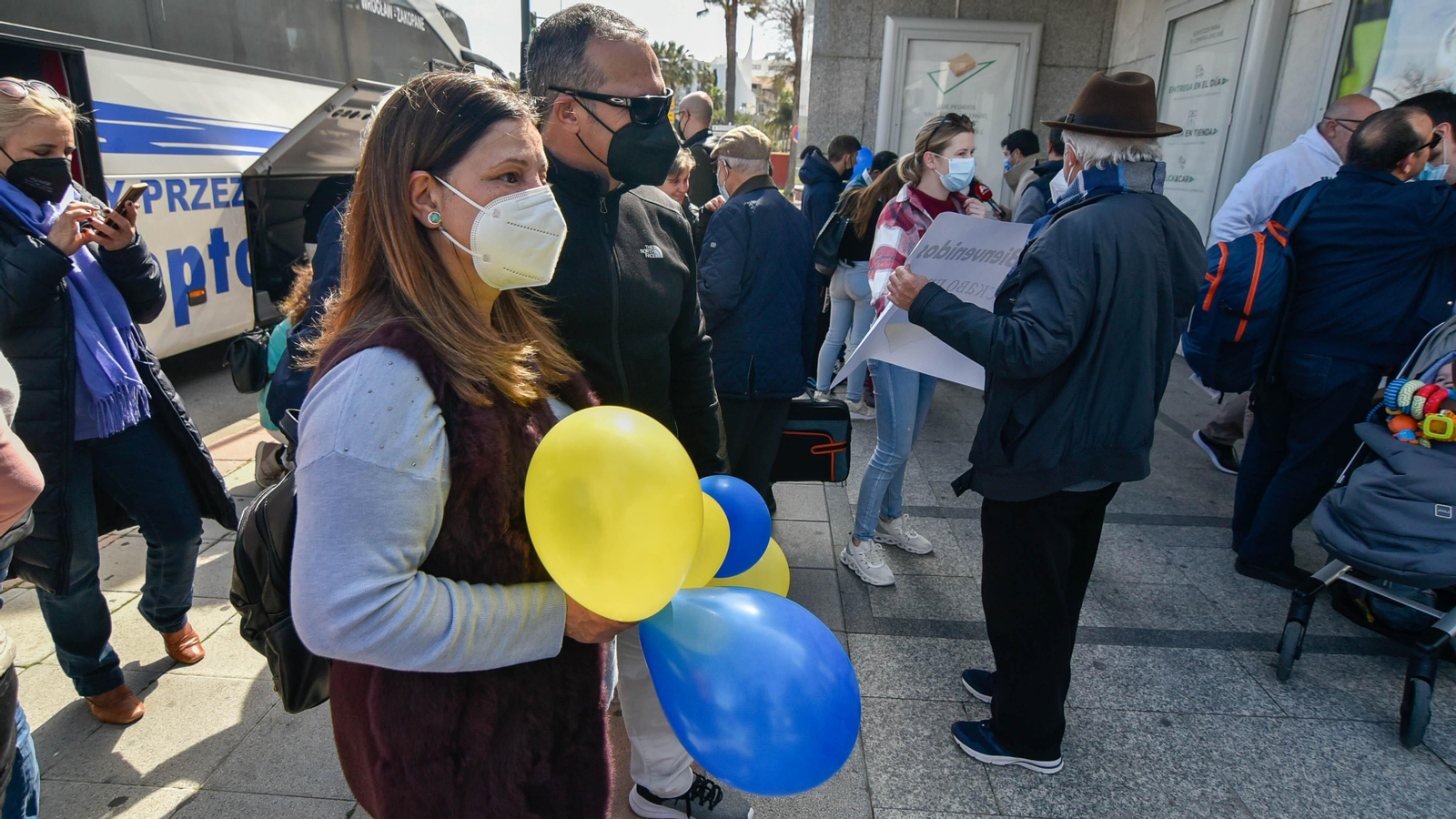 Llegada de refugiados ucranianos a Algeciras