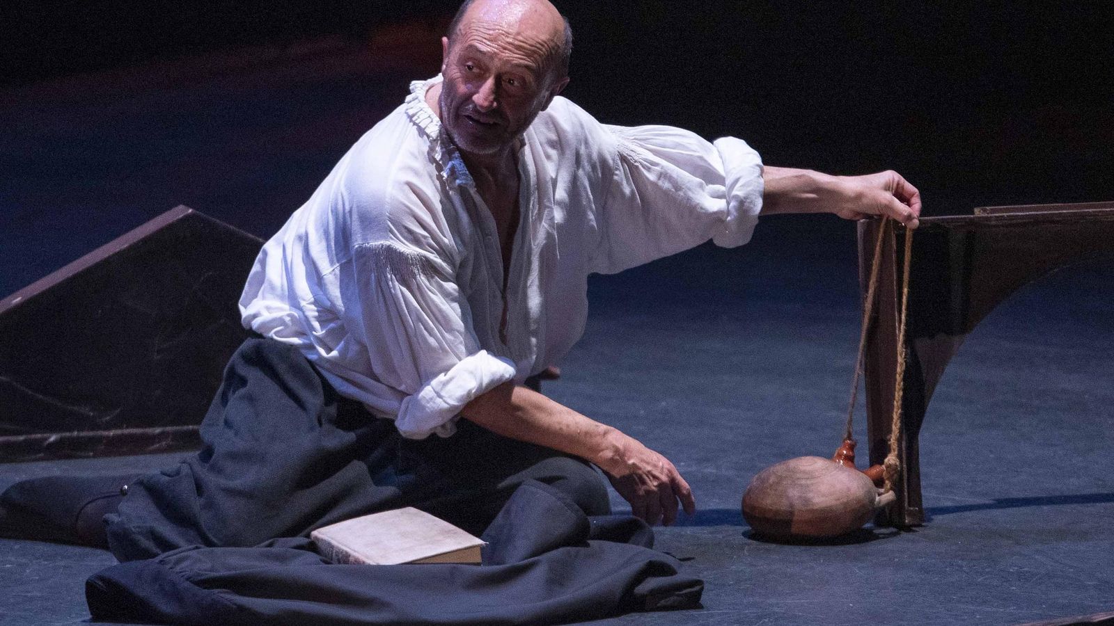 Pepe Viyuela tuvo una interpretación sobresaliente en Almería.