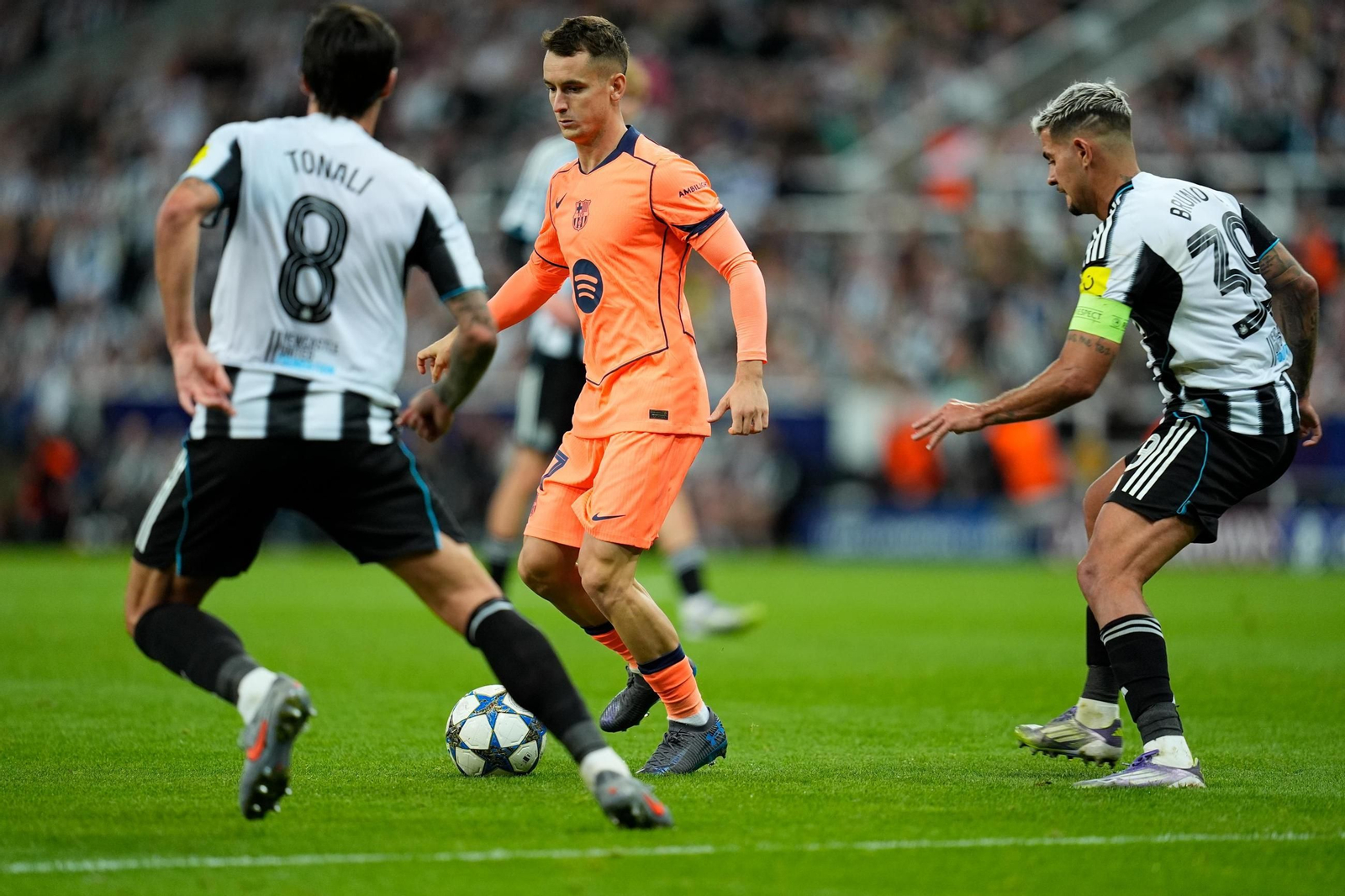 Las fotos del Newcastle-Barcelona