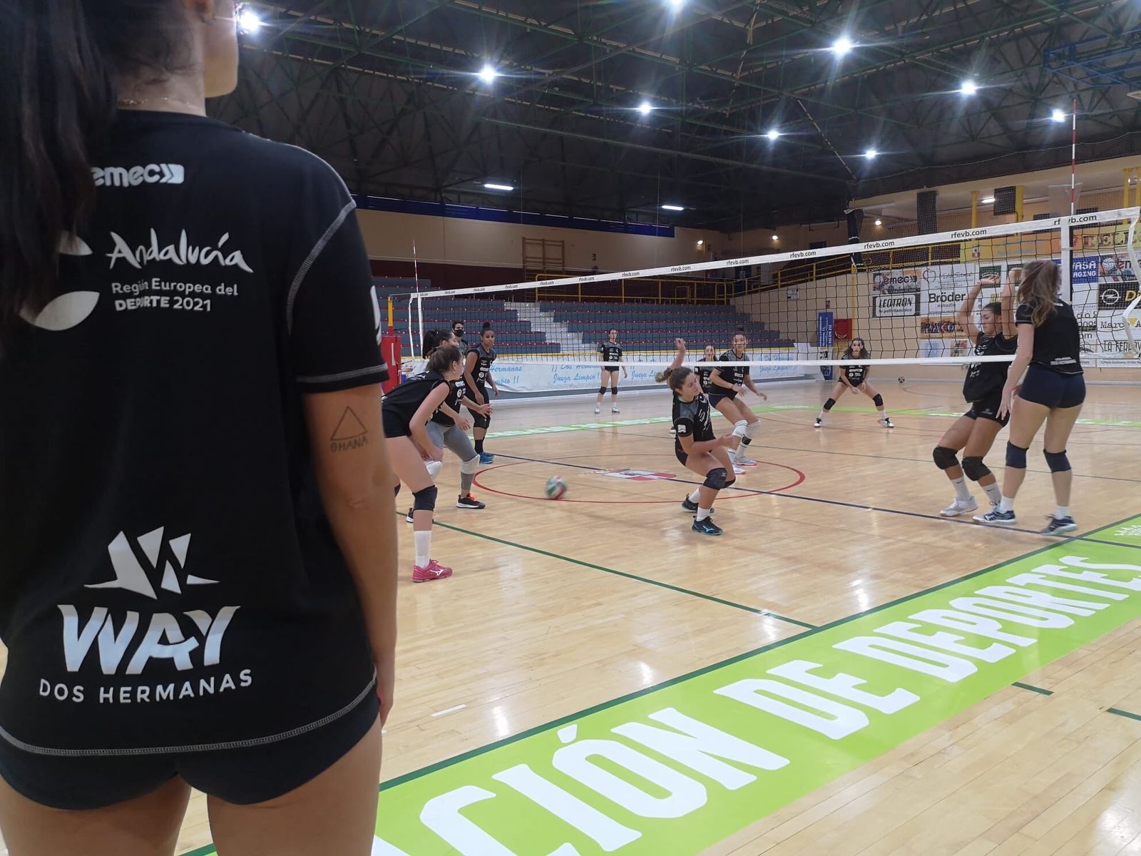 Un entrenamiento en las instalaciones de Los Montecillos.