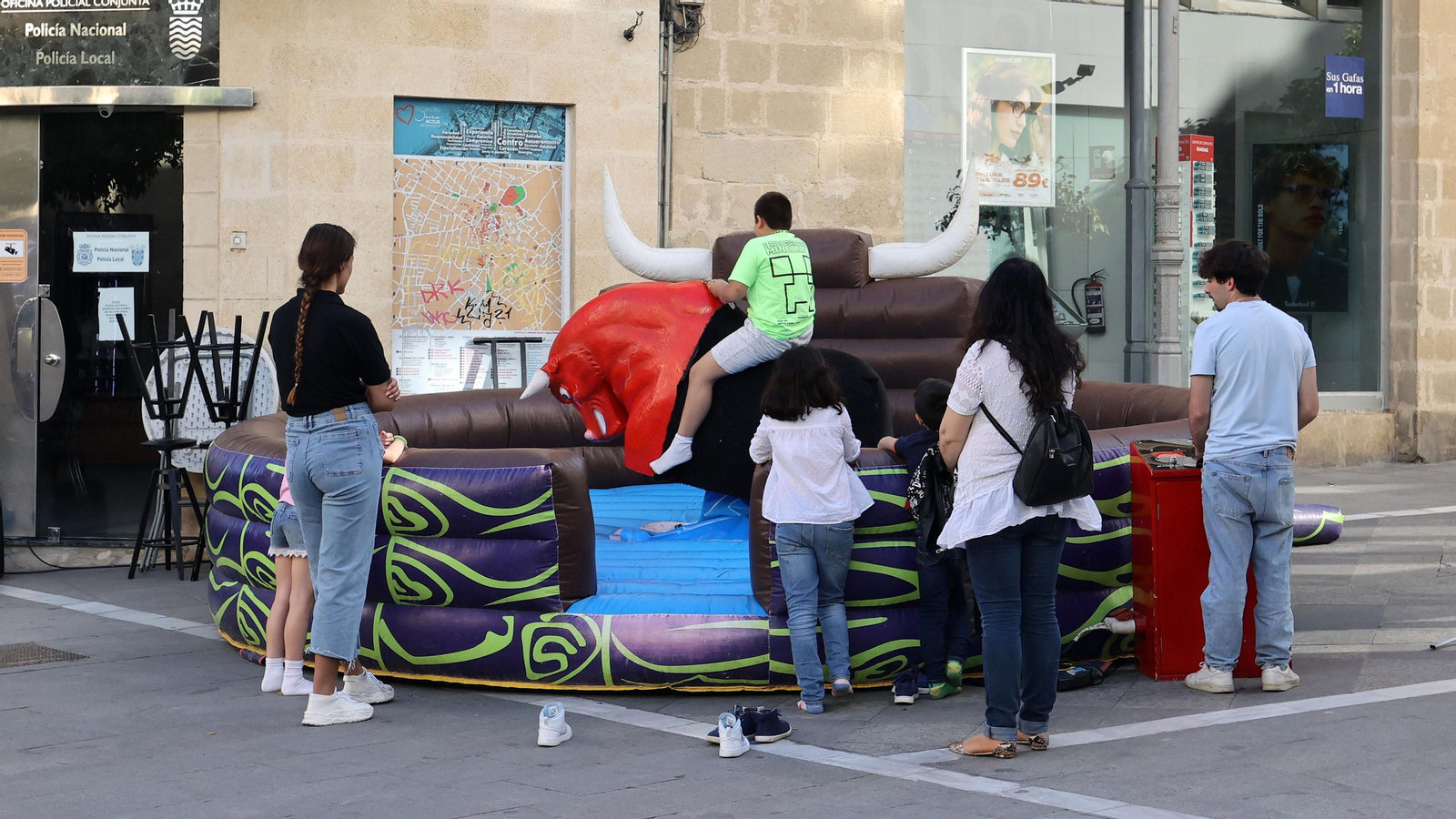 El centro de Jerez lleno este sábado
