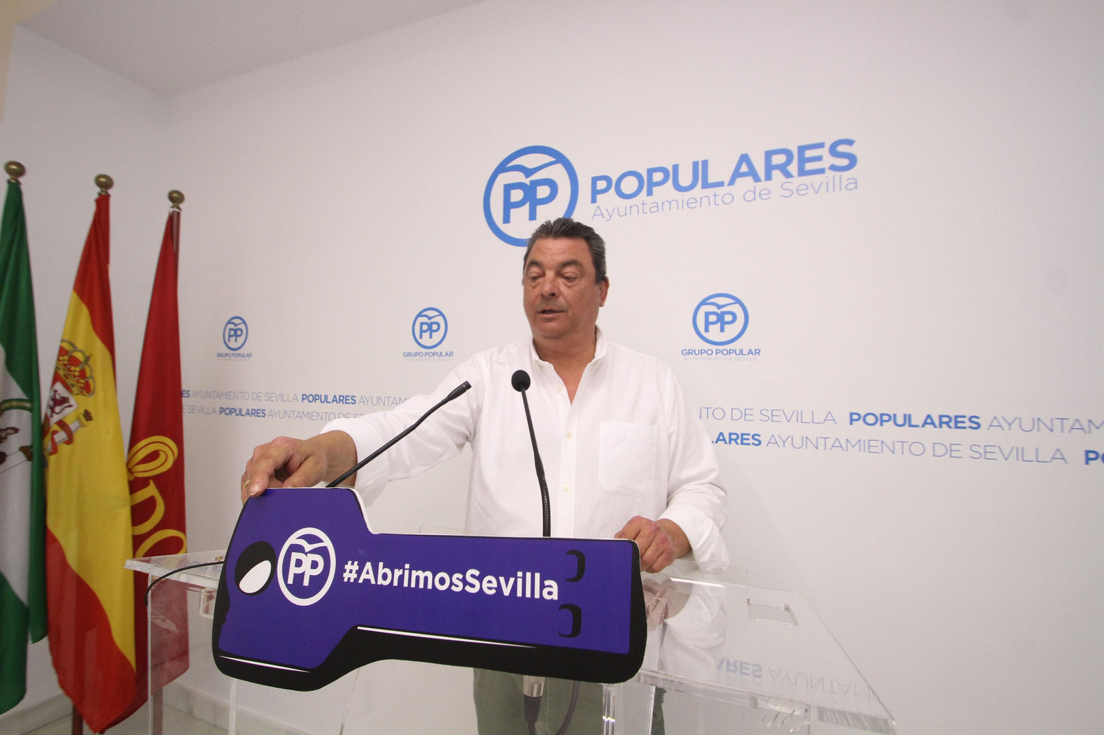 El concejal del PP Ignacio Flores.