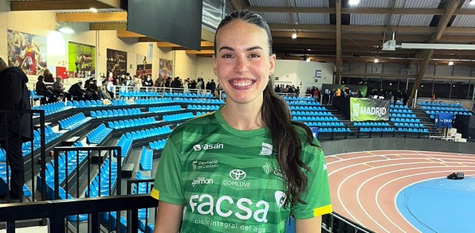 Carmen Avilés, antes de una reciente competición.