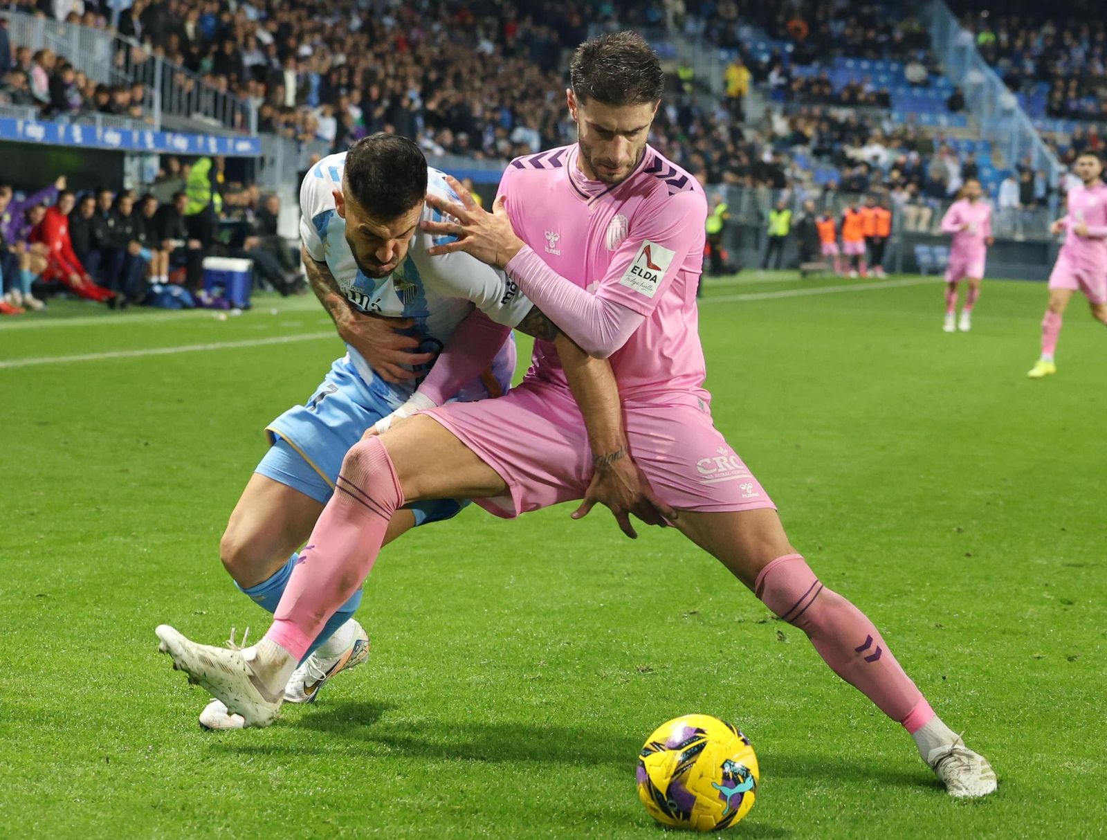 Imagen del Málaga-Eldense.