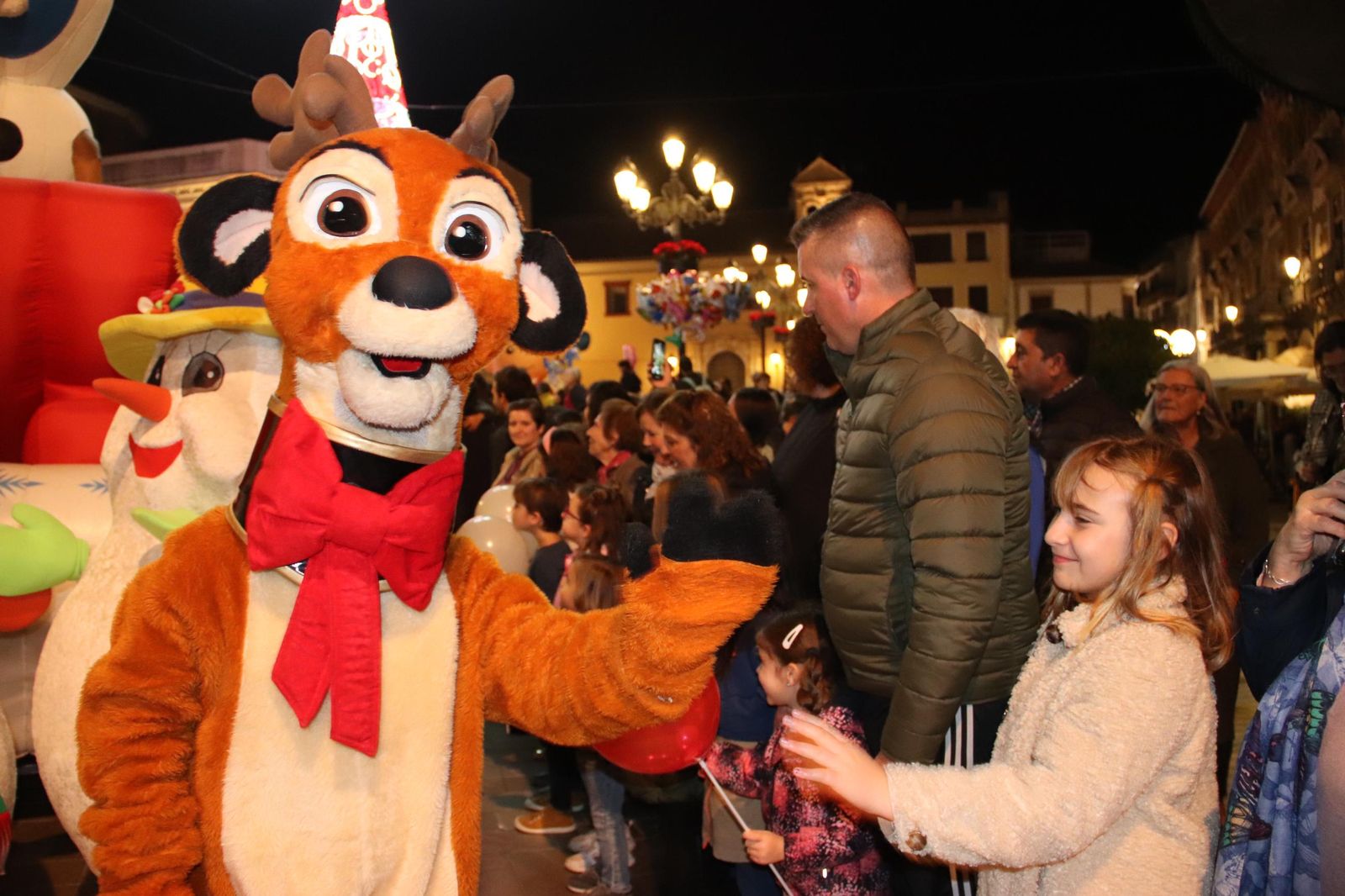 El encendido del alumbrado de Navidad en Montilla