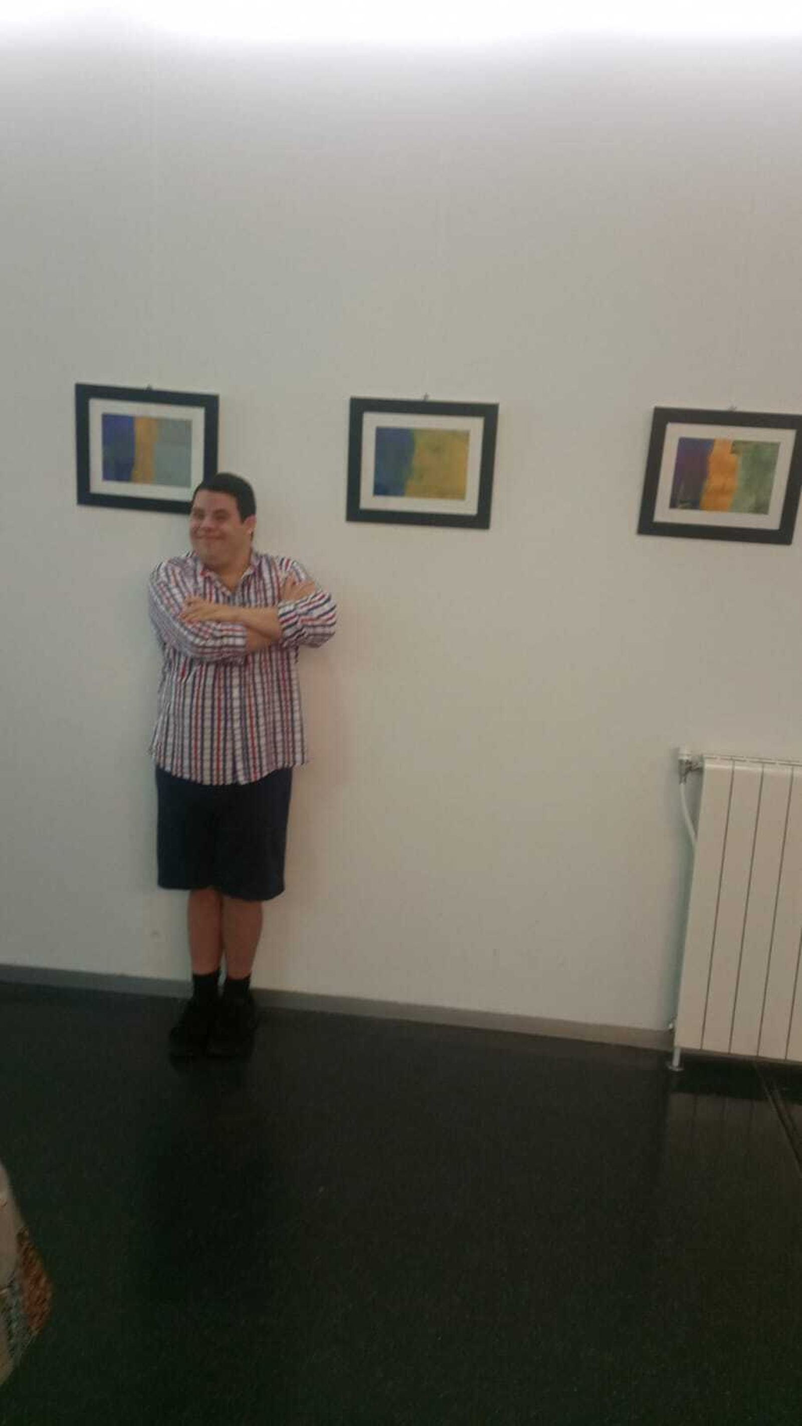 El joven pintor, Alberto Amate.