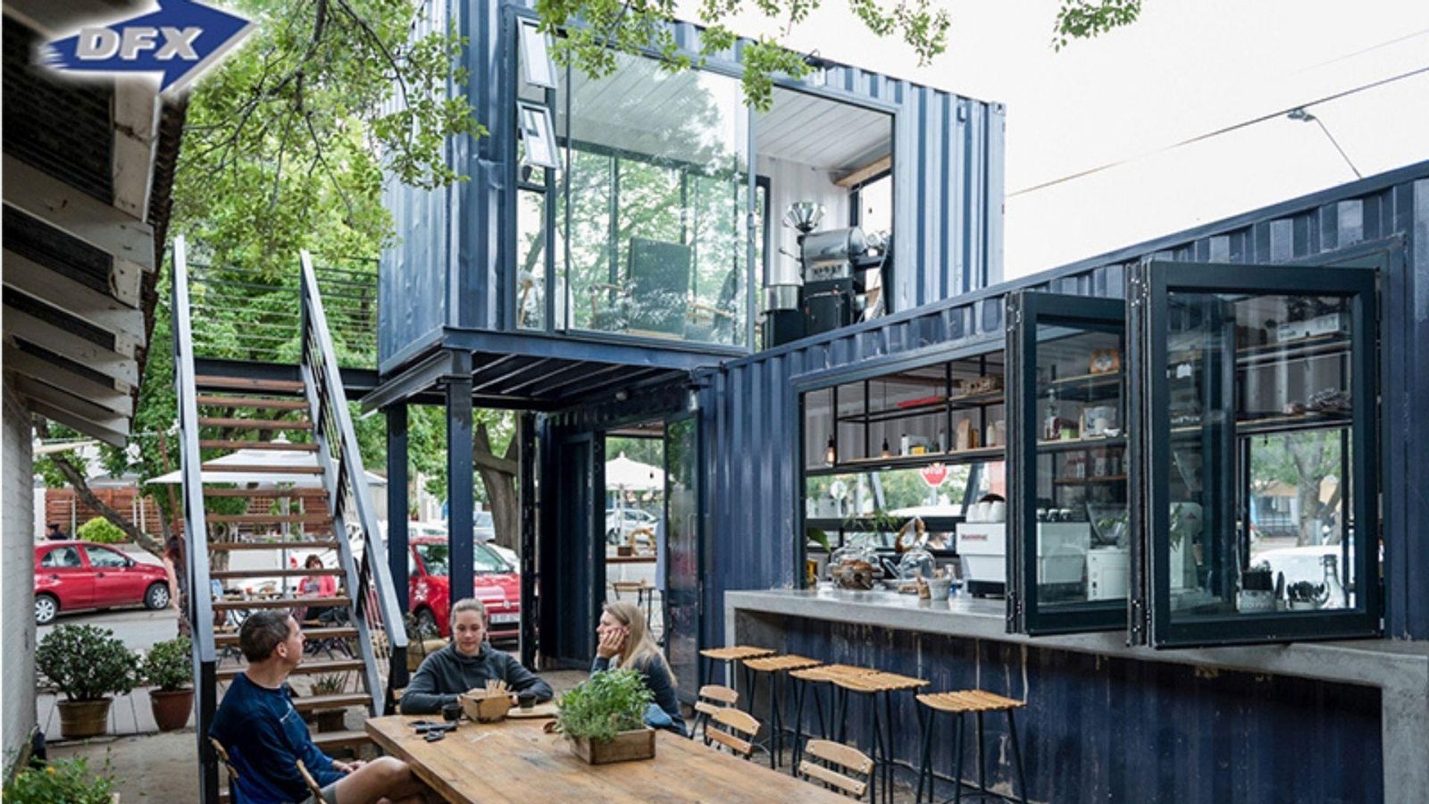 Casa prefabricada de lujo, contenedor Modular