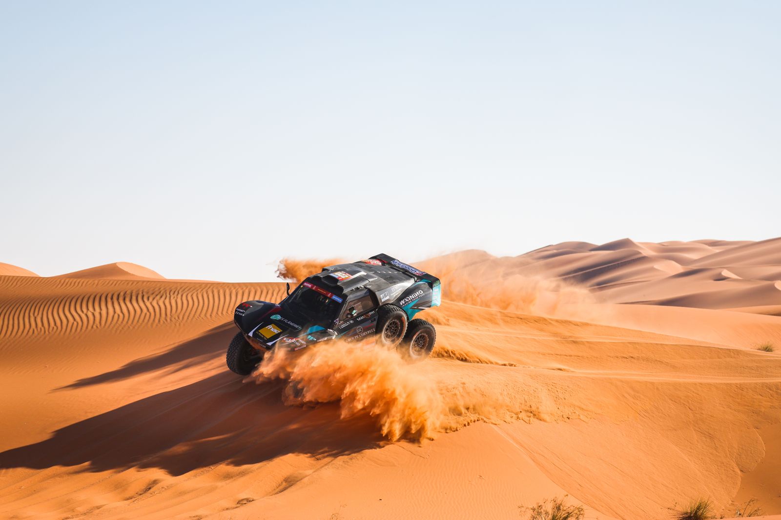 Las espectaculares imágenes del Dakar por las dunas