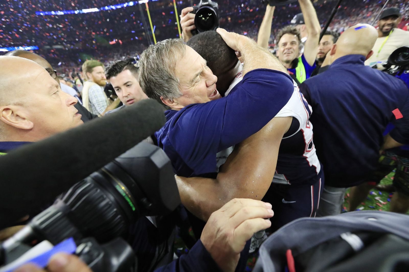 La final de la Super Bowl entre los Patriots y los Falcons