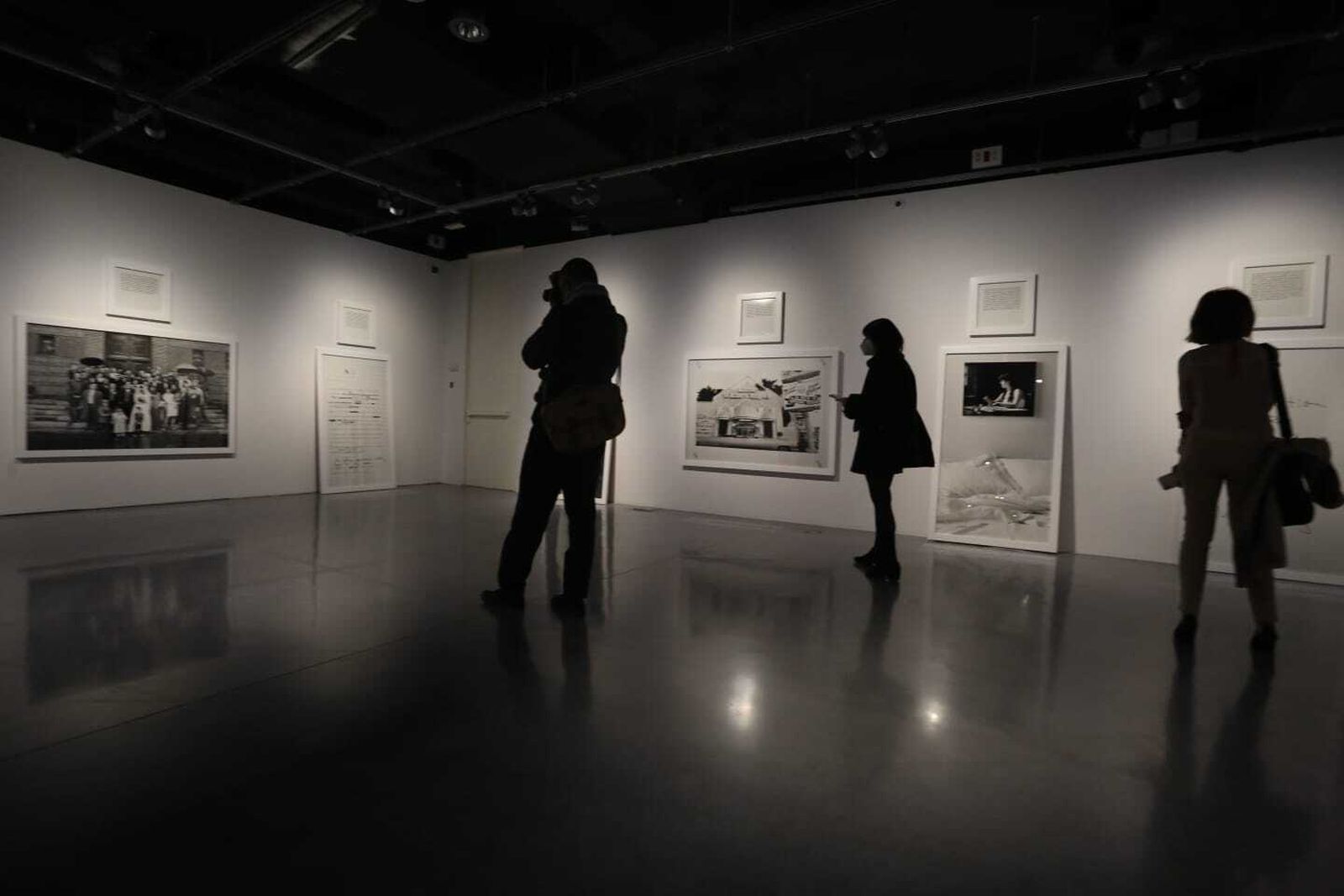 Parte de la muestra de Sophie Calle en el Centre Pompidou Málaga.