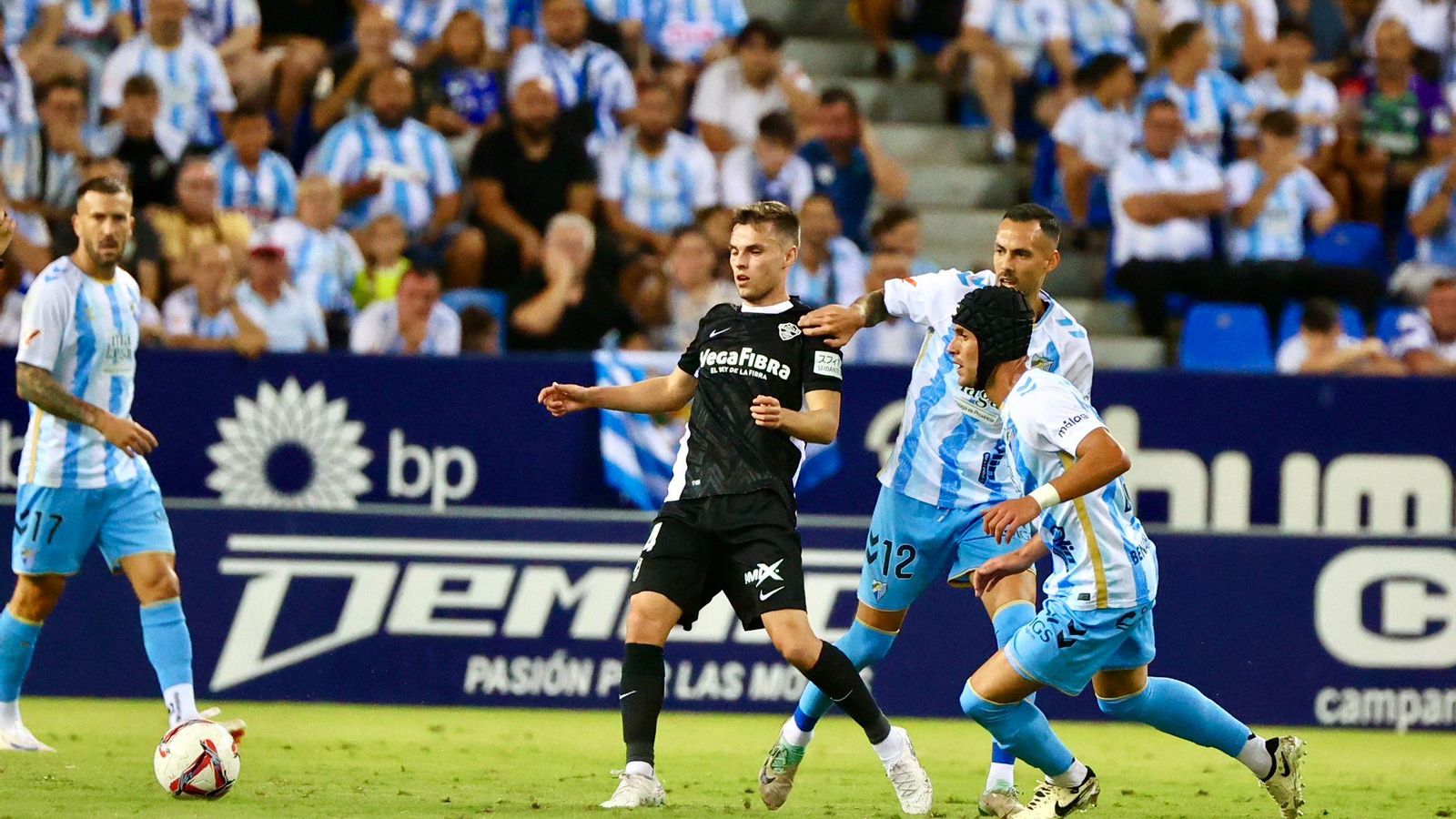 El Málaga CF - Elche, en fotos